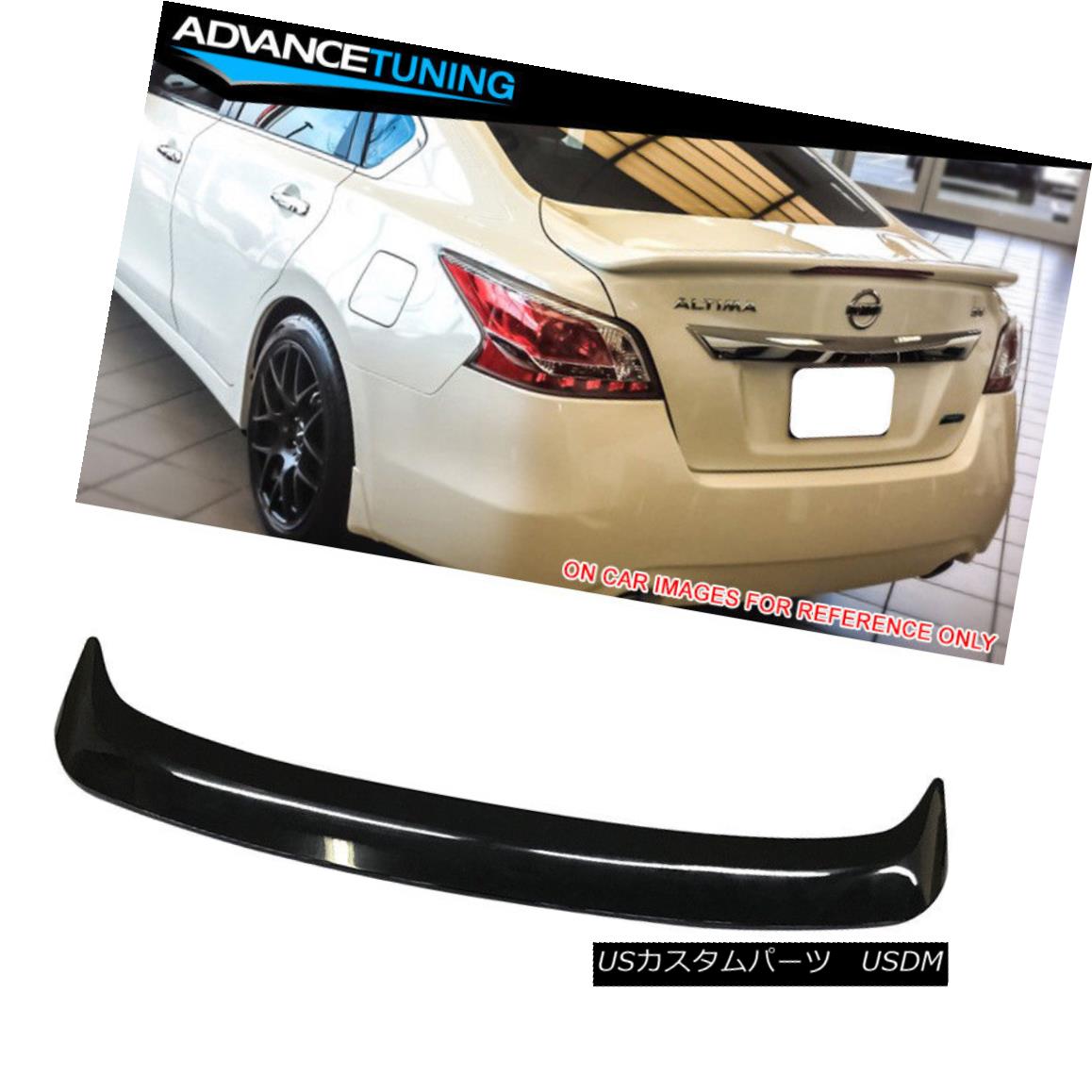 エアロパーツ Fits 13-15 Nissan Altima Sedan OE Style Trunk Spoiler Painted #KH3 Black フィット13?15日産アルティマセダンOEスタイルトランクスポイラー＃KH3ブラック塗装済み 【並行輸入品】｜カスタムパーツ WORLD倉庫
