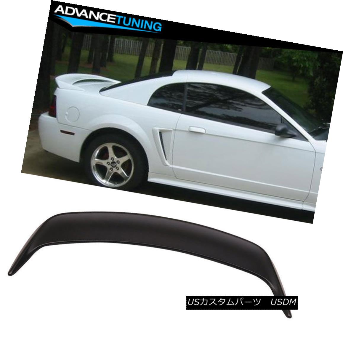 エアロパーツ Fits 99-04 Ford Mustang Coupe OE Factory Style ABS Trunk Spoiler Aero Wing フィット99 - 04フォードマスタングクーペOE工場スタイルABSトランクスポイラーエアロウィング 【並行輸入品】｜カスタムパーツ WORLD倉庫