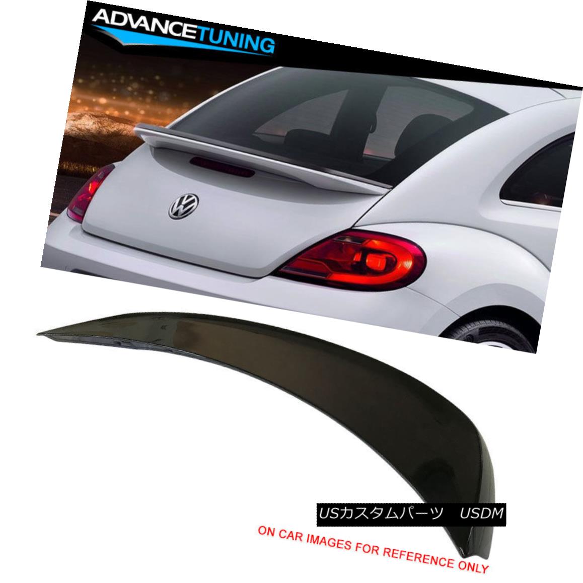 エアロパーツ Fits 12 17 Vw Beetle Oe Style Trunk Spoiler Painted L041 Black フィット12 17 Vwビートルoeスタイルのトランク スポイラー L041を塗装黒 Facul Ao