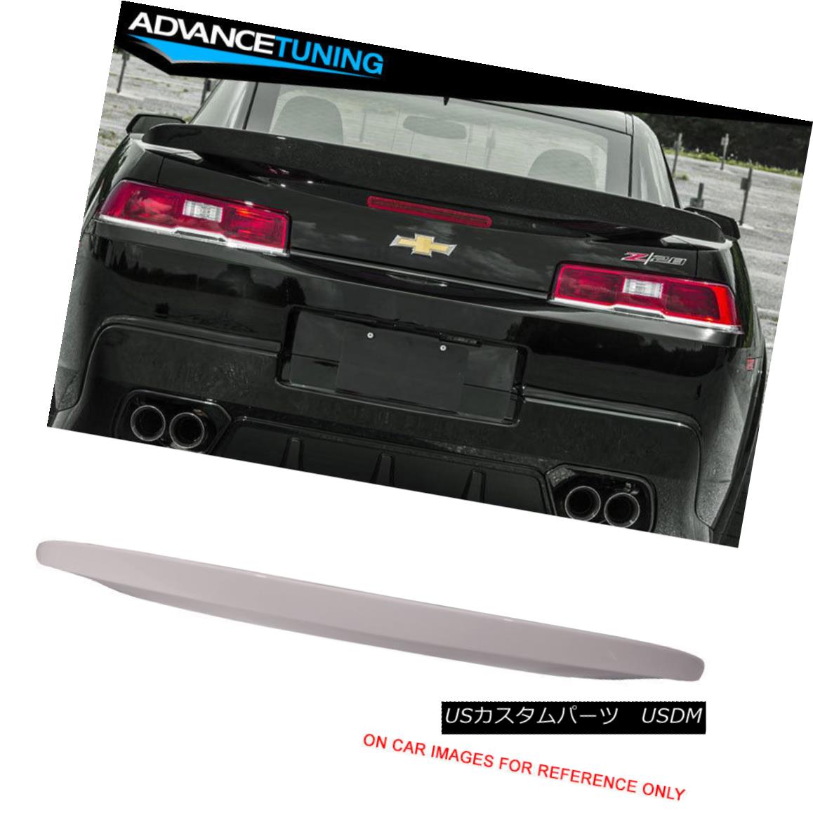 エアロパーツ Fits 14 15 Chevy Camaro Z28 Trunk Spoiler OEM Painted Color WA8624 Olympic White フィット14 15シボレーカマロZ28トランクスポイラーOEM塗装色WA8624オリンピックホワイト 【並行輸入品】|カスタムパーツ WORLD倉庫
