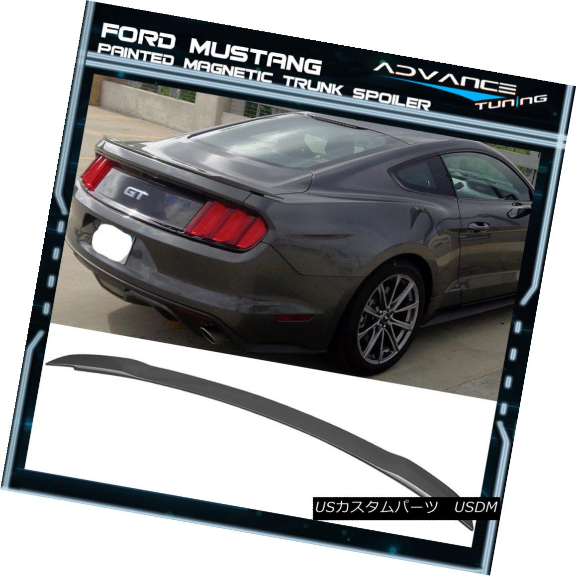 エアロパーツ 15-18 Ford Mustang GT Style Trunk Spoiler OEM Painted Color Magnetic ABS 15-18フォードマスタングGTスタイルのトランクスポイラーOEM塗装カラー磁気ABS 【並行輸入品】|カスタムパーツ WORLD倉庫