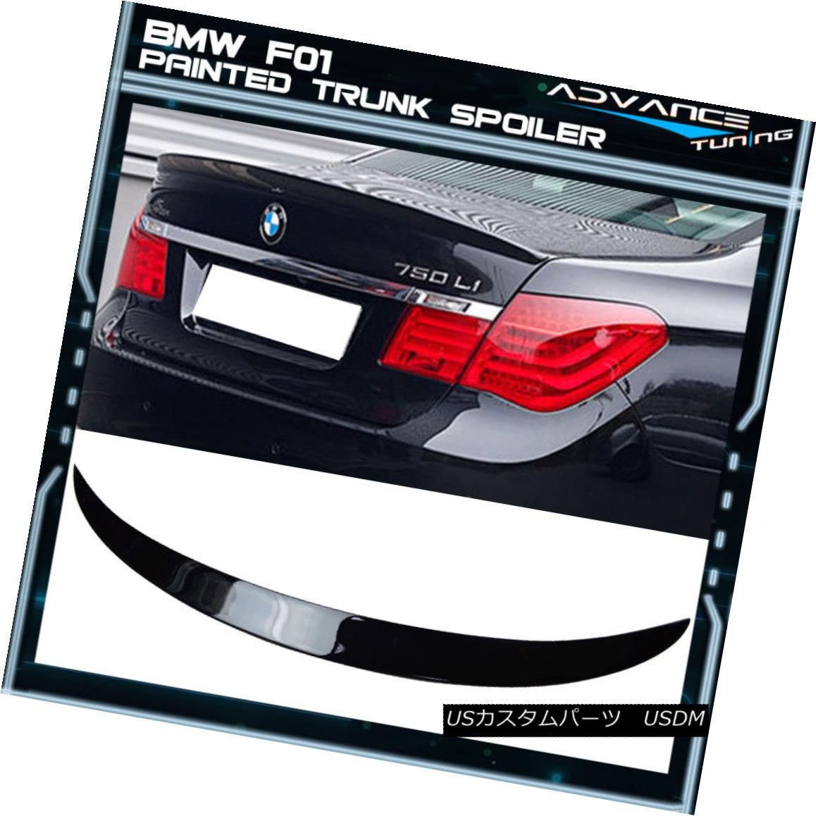 エアロパーツ 09-15 BMW F01 7-Series AC Trunk Spoiler OEM Painted Color #668 Jet Black ABS 09-15 BMW F01 7シリーズACトランク・スポイラーOEM塗装カラー＃668ジェットブラックABS 【並行輸入品】｜カスタムパーツ WORLD倉庫