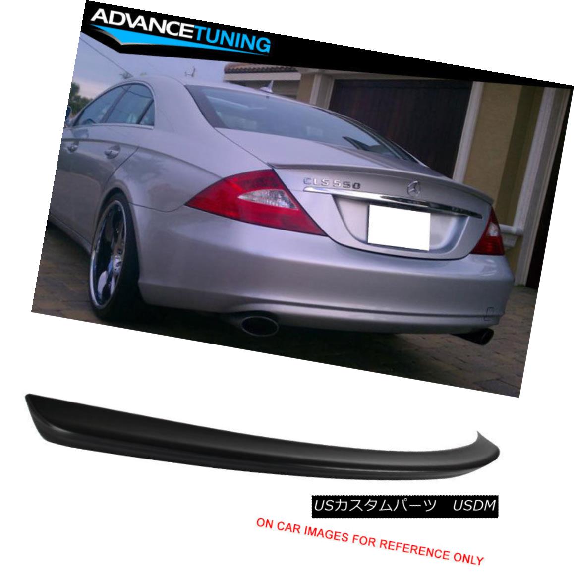 エアロパーツ 05-10 Mercedes Benz CLS-Class W219 4Dr AMG Style Unpainted ABS Trunk Spoiler 05-10メルセデスベンツCLSクラスW219 4Dr AMGスタイル無塗装ABSトランク・スポイラー 【並行輸入品】