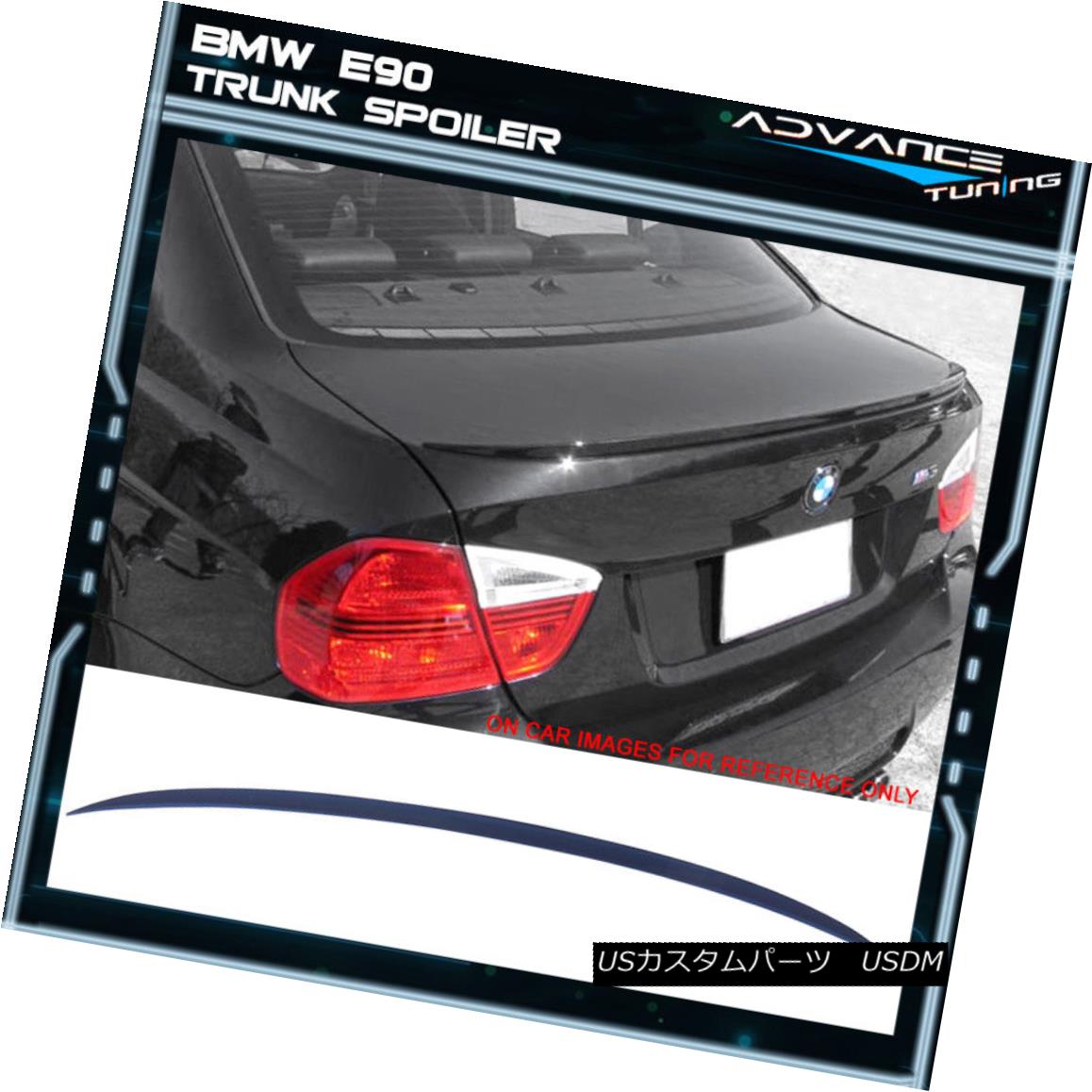 エアロパーツ 06-11 BMW E90 M3 Style Painted #A07 Mystic Blue Metallic Trunk Spoiler - ABS 06-11 BMW E90 M3スタイル塗装＃A07ミスティックブルーメタリックトランクスポイラー - ABS 【並行輸入品】