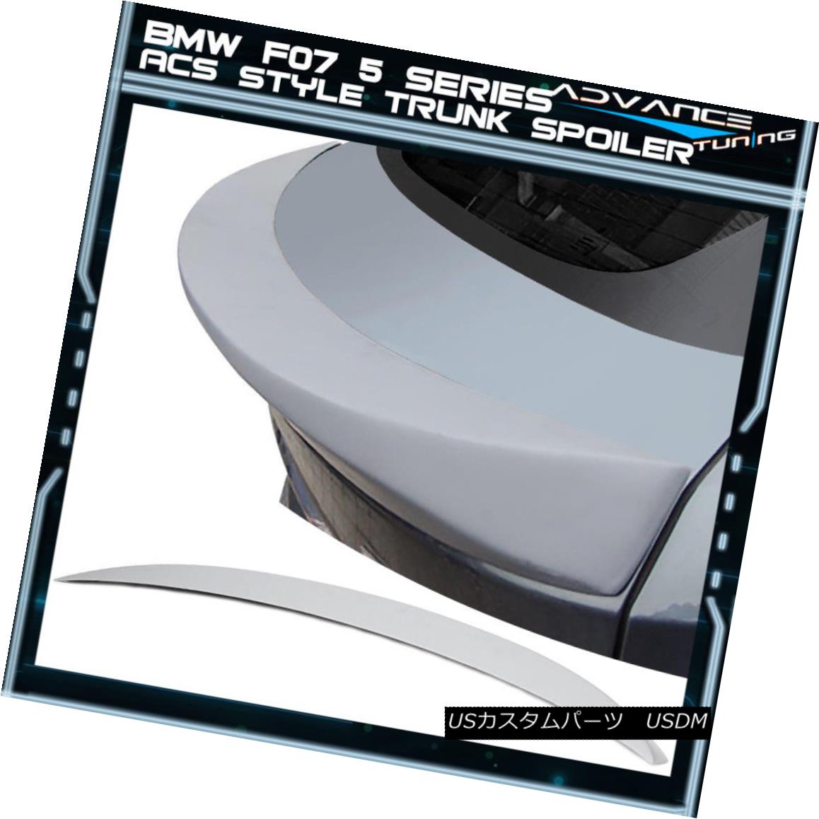 エアロパーツ 10-15 BMW F07 5 Series GT HB AC Style Unpainted Trunk Spoiler - ABS 10-15 BMW F07 5シリーズGT HB ACスタイル無塗装トランク・スポイラー - ABS 【並行輸入品】|カスタムパーツ WORLD倉庫
