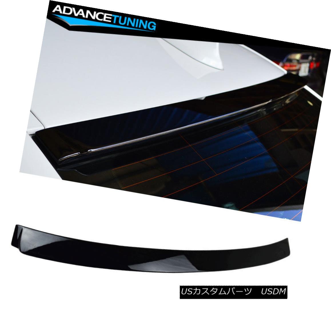 エアロパーツ Fits 12-18 F30 AC Roof Spoiler OEM Painted Color #475 Black Sapphire Metallic フィット12-18 F30 ACルーフスポイラーOEM塗装カラー＃475ブラックサファイア金属 【並行輸入品】