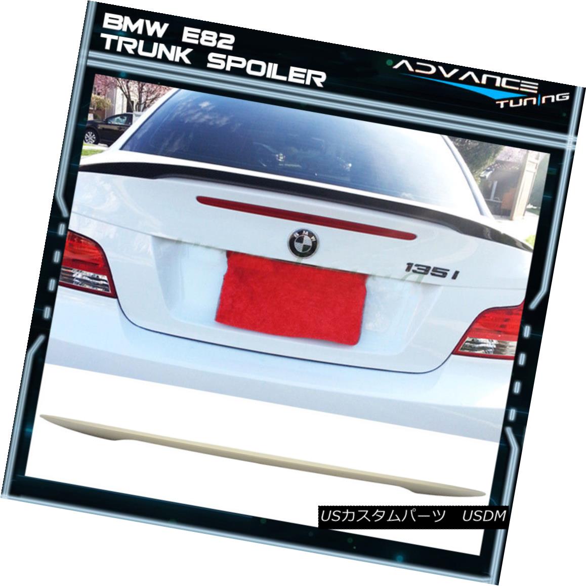 エアロパーツ Fit 07-13 BMW 1-Series E82 Coupe P Rear Trunk Spoiler Wing ABS フィット07-13 BMW 1シリーズE82クーペPリアトランクスポイラーウィングABS 【並行輸入品】|カスタムパーツ WORLD倉庫