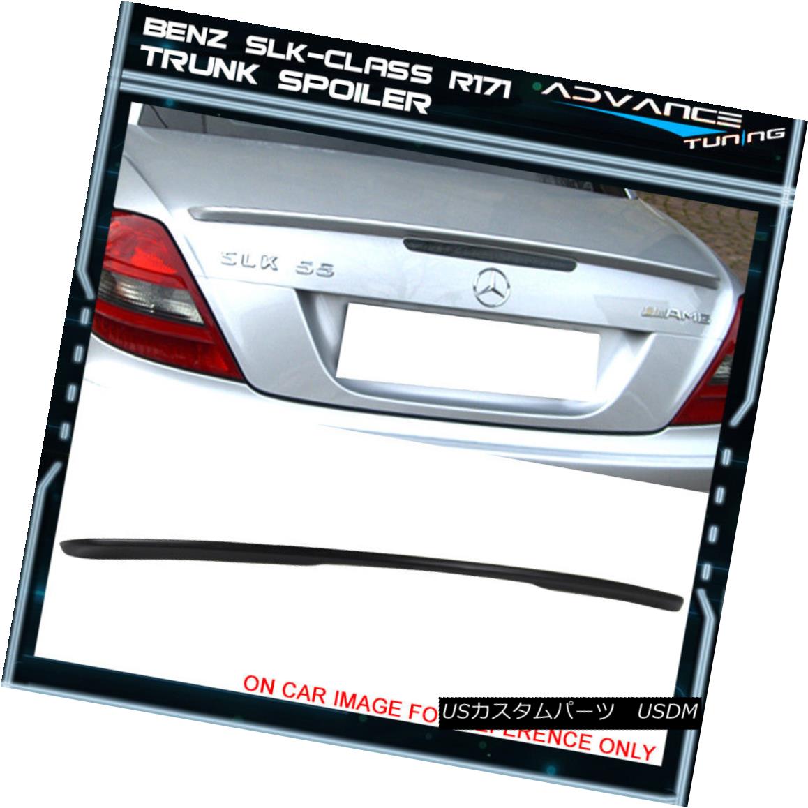 エアロパーツ 05-10 Benz SLK-Class R171 Convertible AMG Style Unpainted ABS Rear Trunk Spoiler 05-10ベンツSLKクラスR171コンバーチブルAMGスタイル無塗装ABSリアトランク・スポイラー 【並行輸入品】|カスタムパーツ WORLD倉庫
