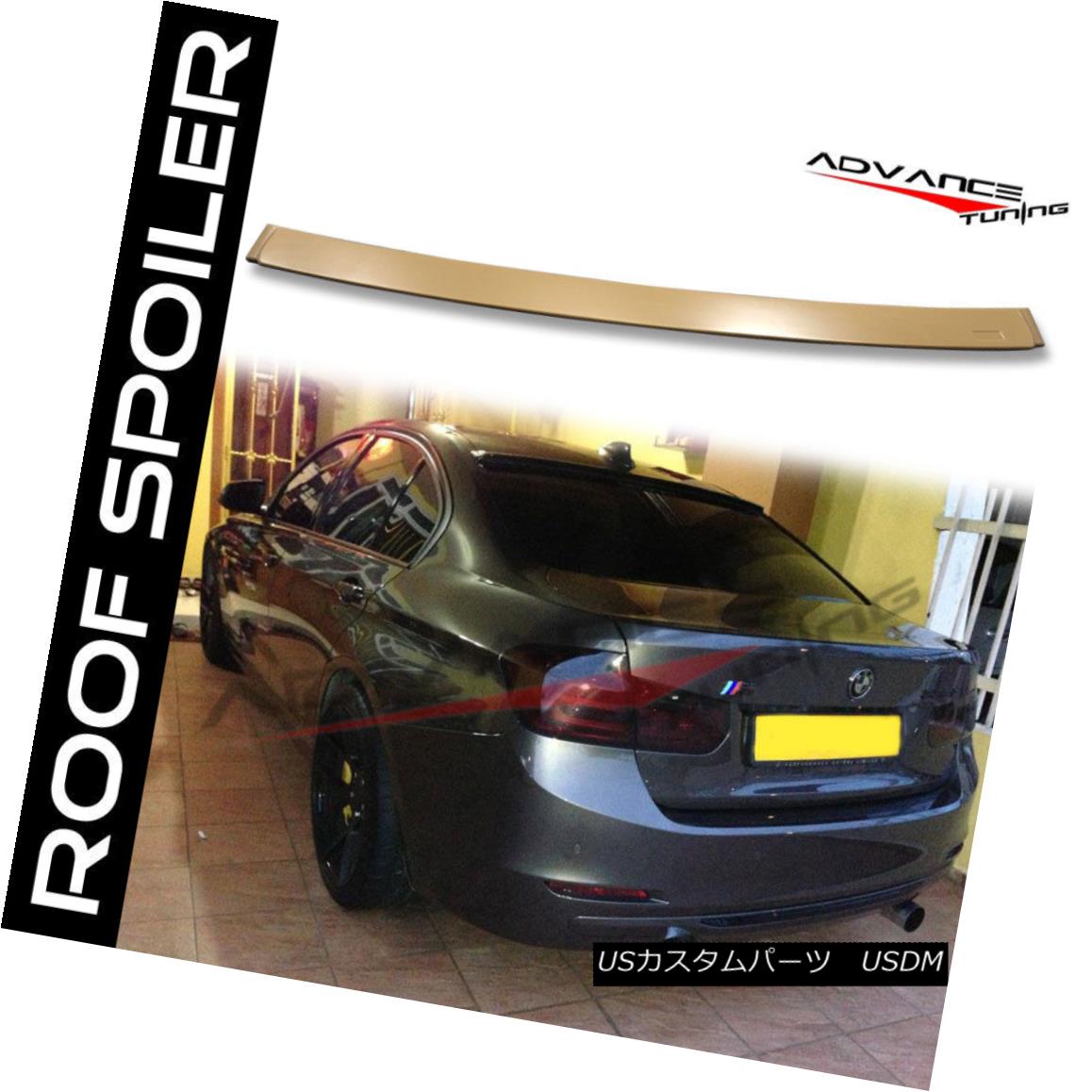エアロパーツ 12-18 BMW F30 3-Series 4D Unpainted Roof Spoiler - ABS 12-18 BMW F30 3シリーズ4D無塗装ルーフスポイラー - ABS 【並行輸入品】|カスタムパーツ WORLD倉庫