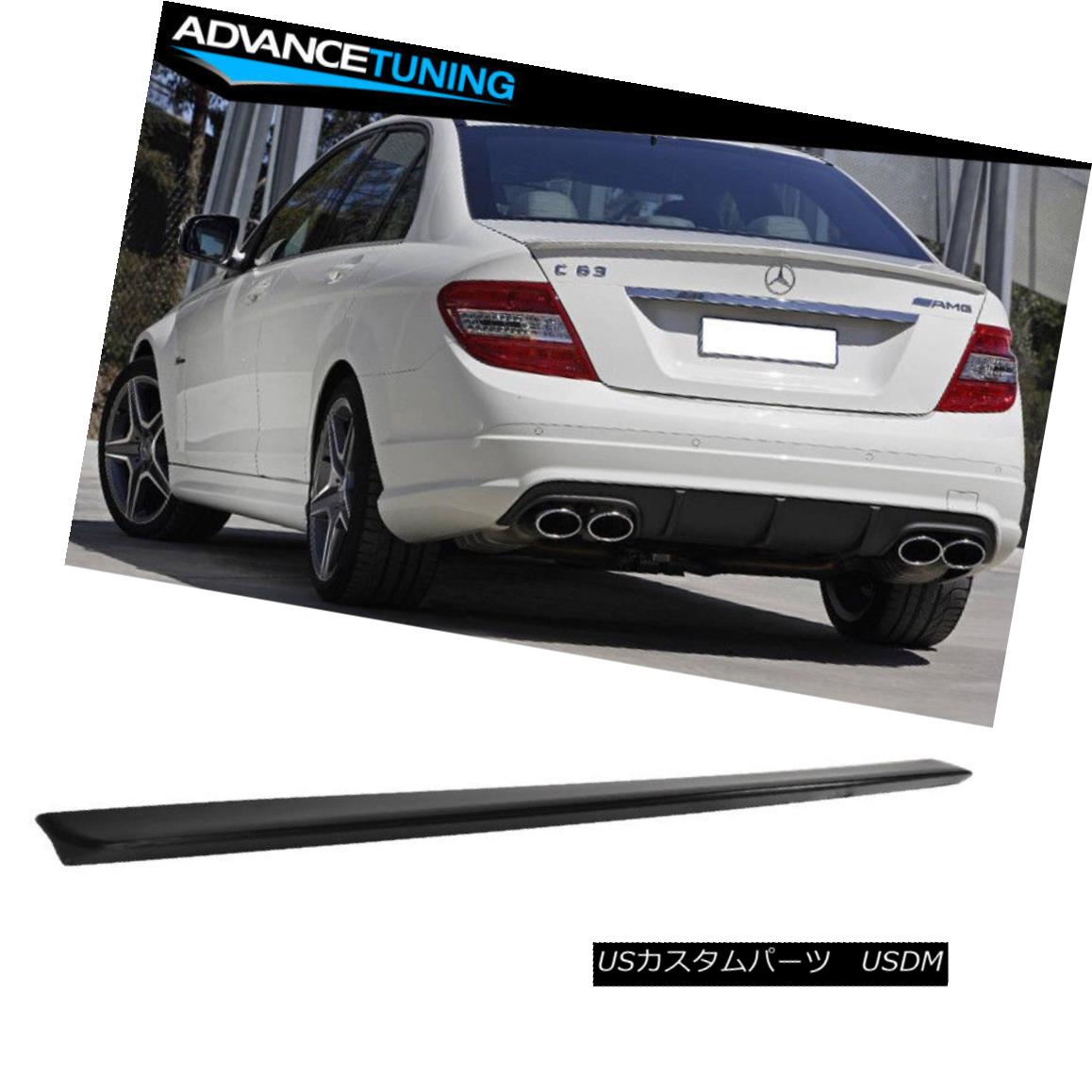 エアロパーツ 08-14 Mercedes-Benz C-Class W204 4Dr AMG Style Unpainted ABS Trunk Spoiler 08-14メルセデス・ベンツCクラスW204 4Dr AMGスタイル無塗装ABSトランク・スポイラー 【並行輸入品】