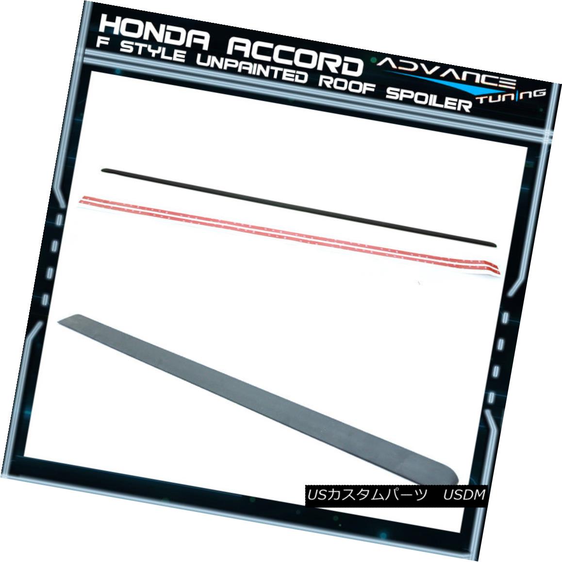 エアロパーツ 08-12 Honda Accord 8th F Style Unpainted Roof Spoiler Wing (PUF) 08-12 Honda Accord 8th Fスタイル未塗装ルーフスポイラーウイング(PUF) 【並行輸入品】