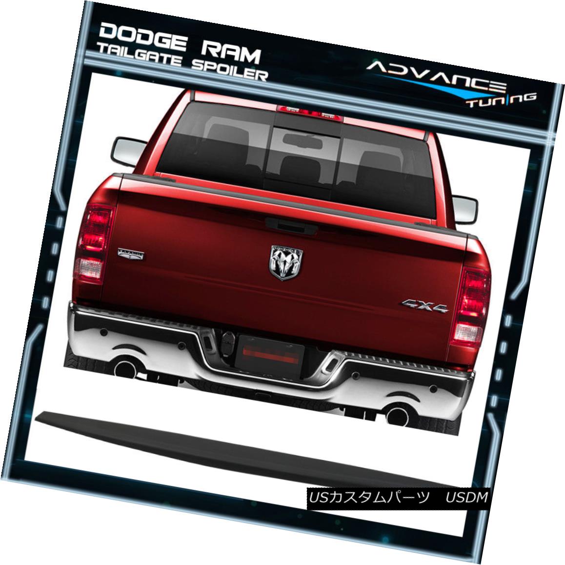 エアロパーツ 09-17 Dodge Ram 1500 2500 Tailgate Top Protector Cap Molding Cover Truck Spoiler 09-17 Dodge Ram 1500 2500テールゲートトッププロテクターキャップモールディングカバートラックスポイラー 【並行輸入品】