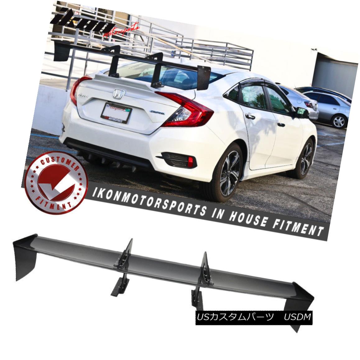 エアロパーツ Fits 16 18 Honda Civic Sedan 65 Jdm Gt Style Trunk Spoiler Wing Carbon Fiber Cf フィット16 18ホンダシビックセダン65 Jdm Gtスタイルトランクスポイラーウイング炭素繊維cf Opinioncubana Com