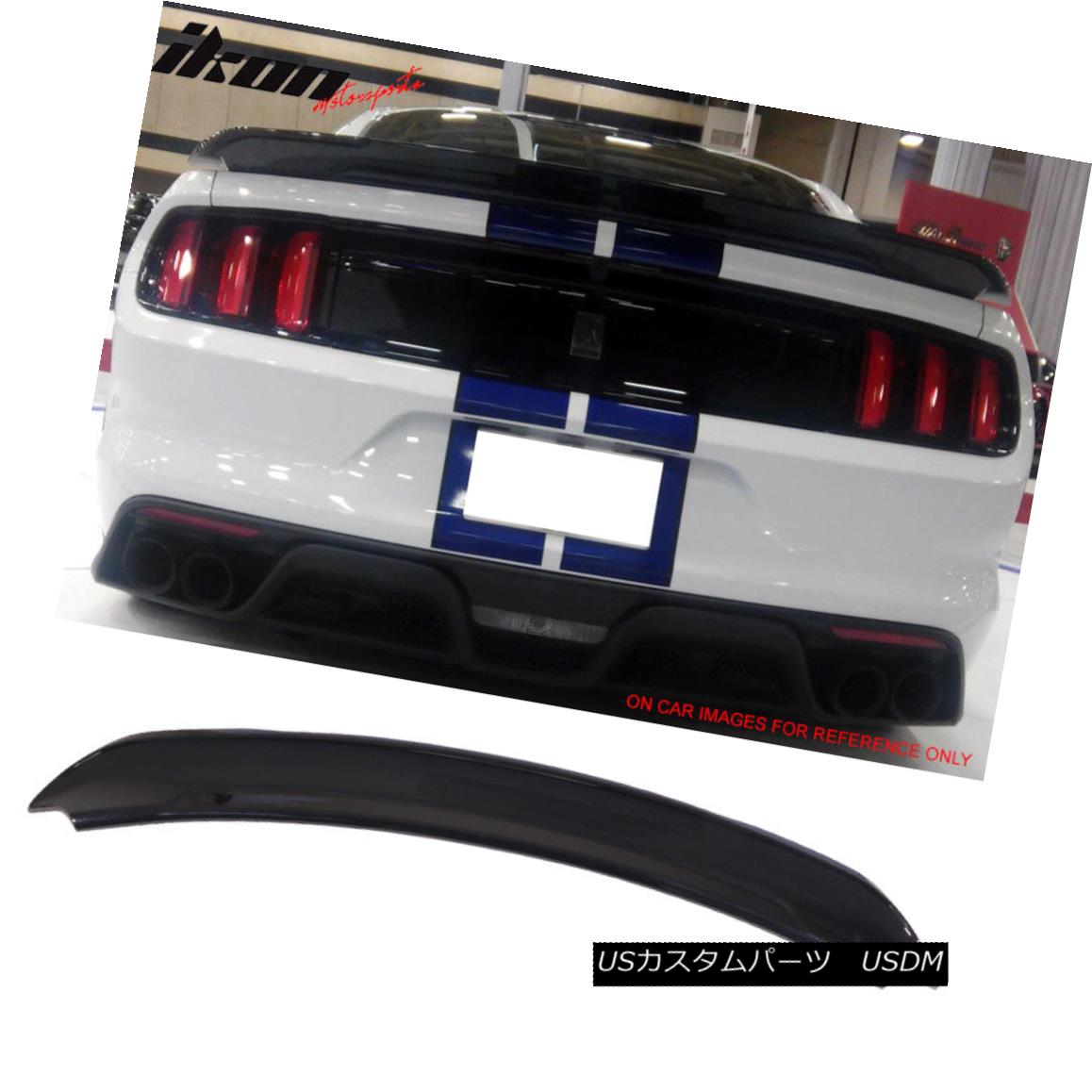 エアロパーツ Fits 15 18 Ford G1 フィット15 18 Mustang リアスポイラー 2dr 外装 エアロパーツ Track 新作人気 Pack Trunk Trunk Spoiler Painted G1 Absolute Black フィット15 18 Ford Mustang 2drトラックパックトランク スポイラー G1アブソリュート ブラック