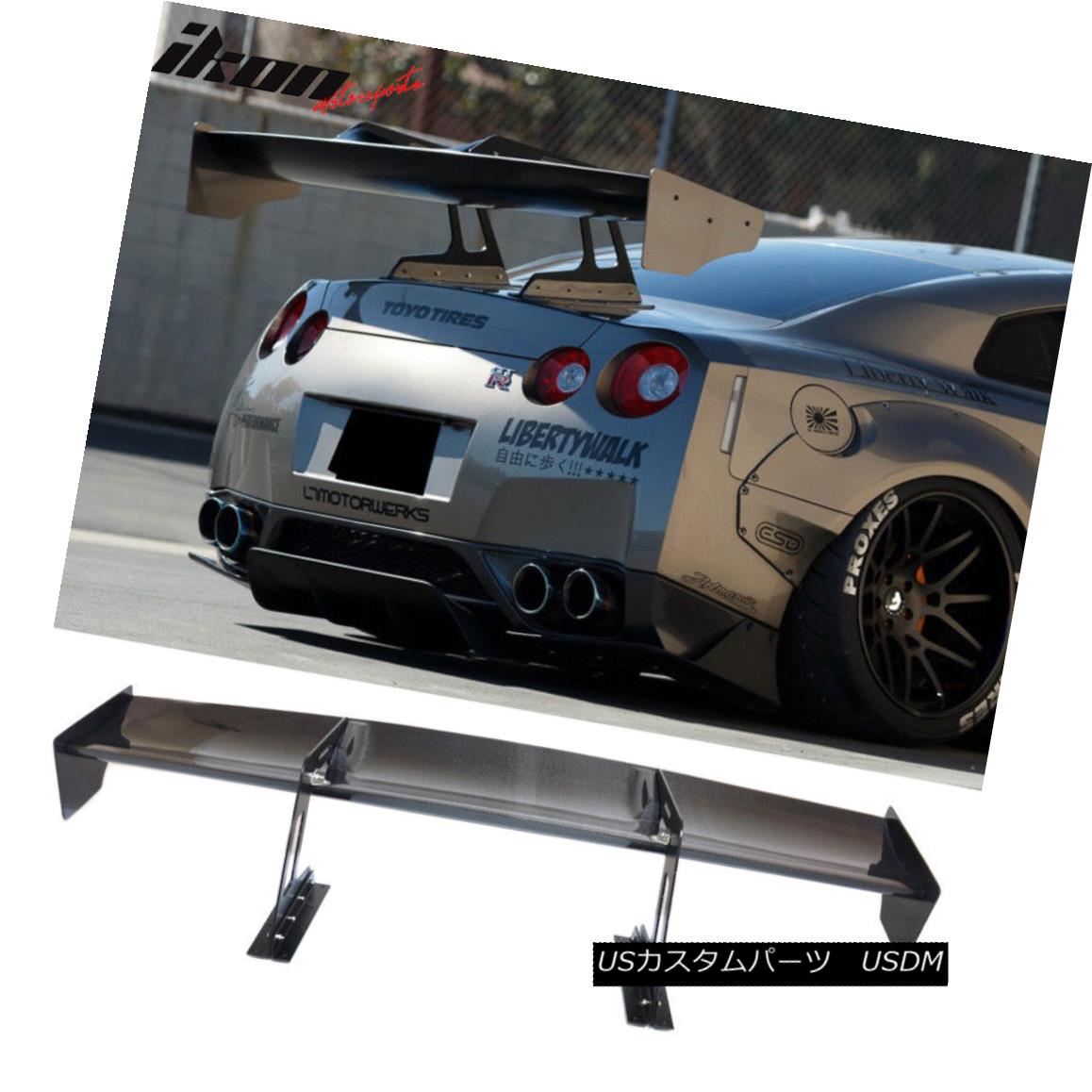 全日本送料無料 エアロパーツ For Nissan Gtr Gt R R35 Swan Neck Trunk Wing Spoiler Carbon Fiber 日産gtr Gt R R35スワンネックトランクウイングスポイラーカーボンファイバー World倉庫 店 宅送 Sawda Af