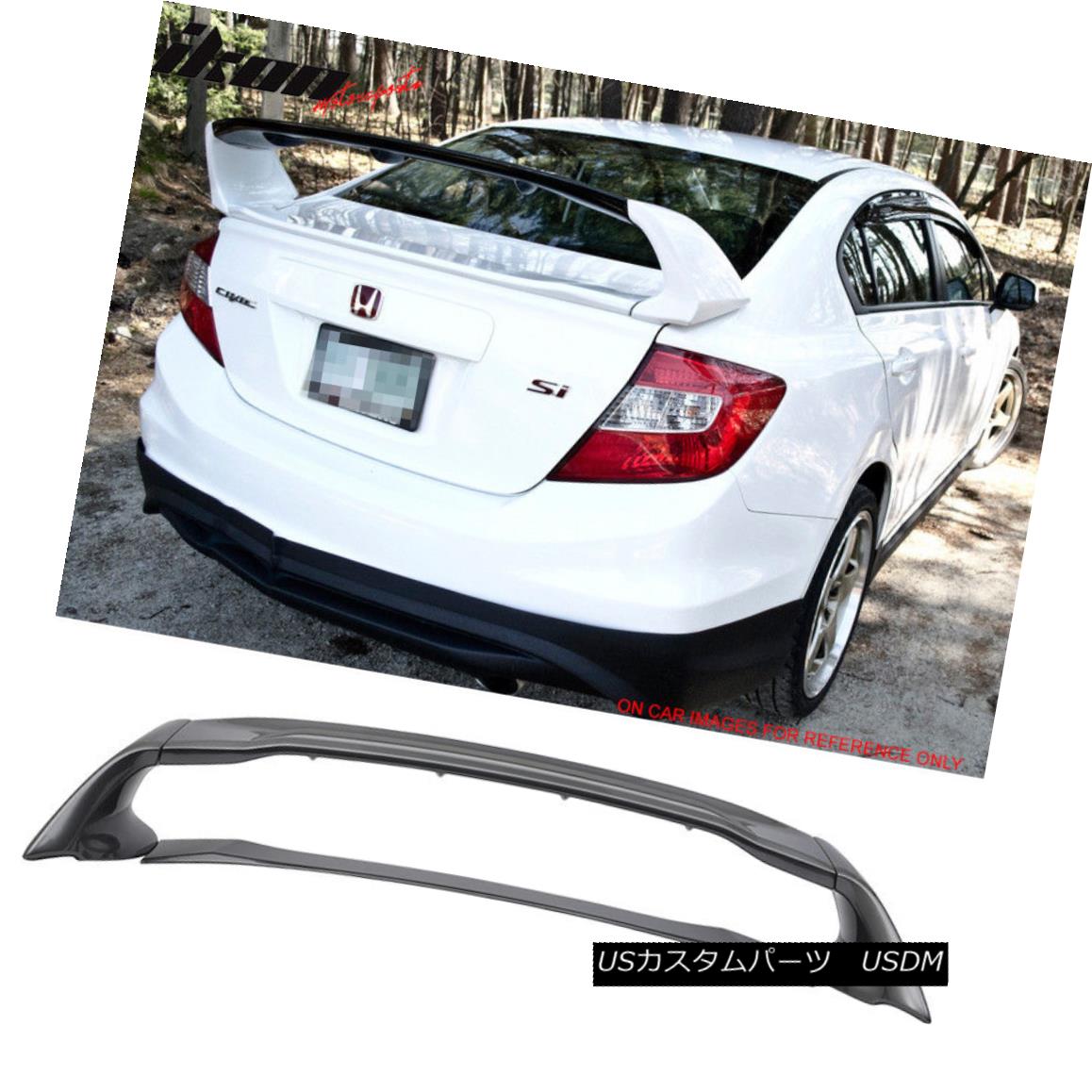 エアロパーツ 12 15 Honda Civic Sedan Mug Trunk Spoiler Painted Modern Steel Metallic Nh797m 12 15ホンダシビックセダンマグカップスポイラー塗装モダンスチールメタリック Nh797m Linumconsult Co Uk