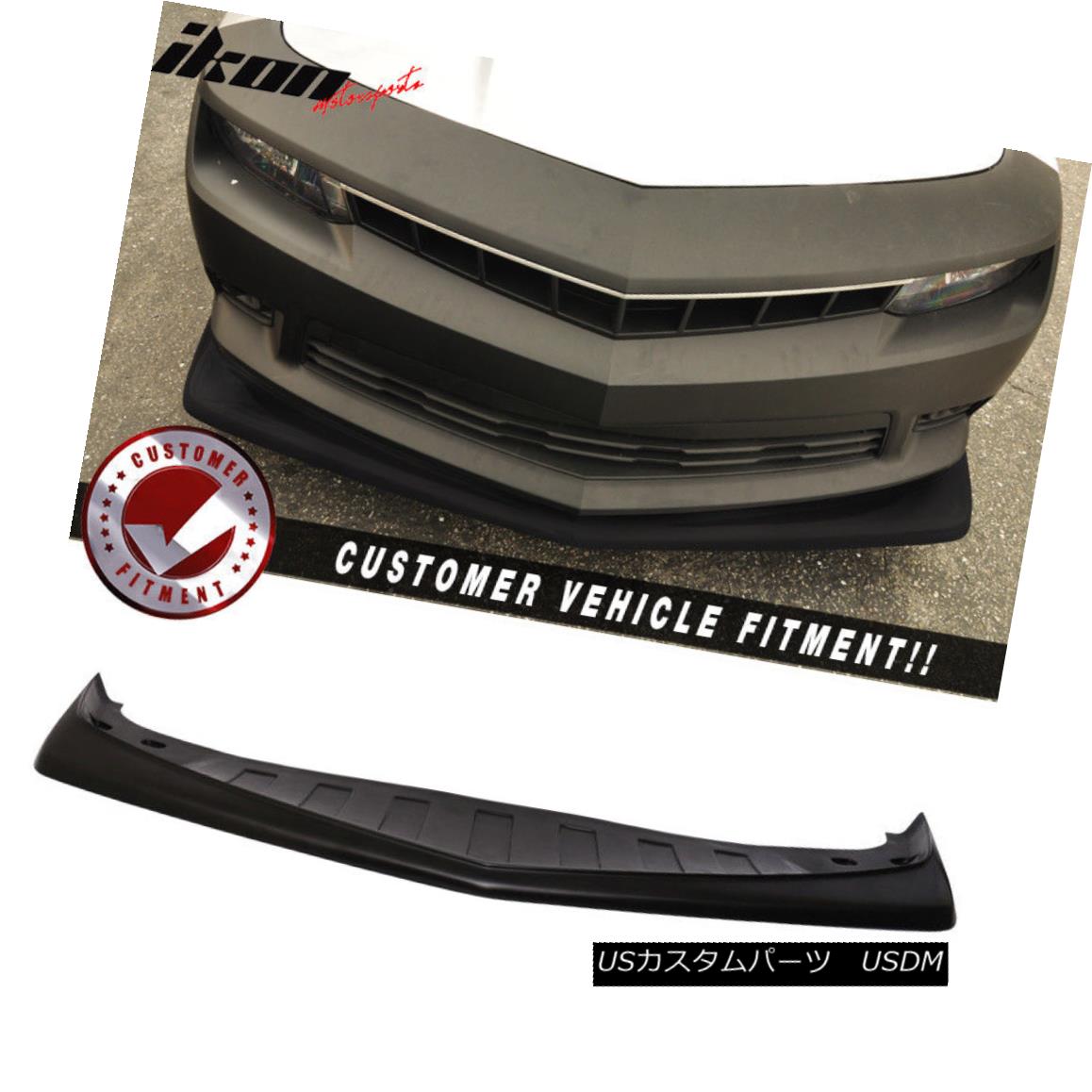 エアロポーション Fits 14 15 Chevy Camaro Z28 Style Front Bumper Lip Spoiler Urethane フィット14 15シボレーカマロz28スタイルフロントバンパーリップスポイラー ウレタン Psp3kk Pl