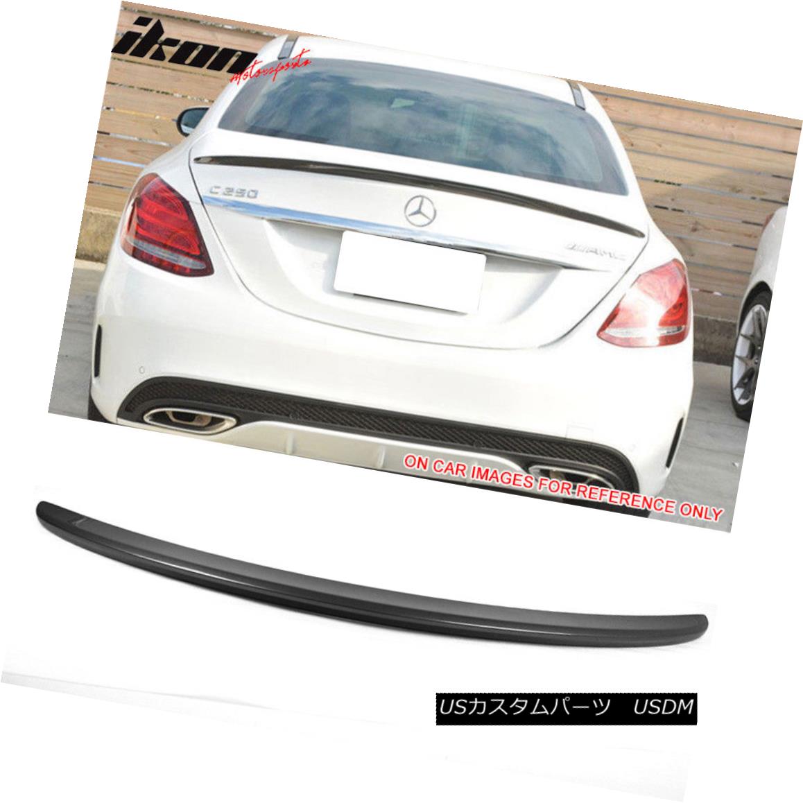 エアロ部署 Fits 15 18 W5 C Class Sedan Amg Trunk Spoiler Painted 051 Platin Metallic 一致15 18 W5 C層サルーンamgトランク スポイラー 051プラチナ メタリック Pghintheround Com