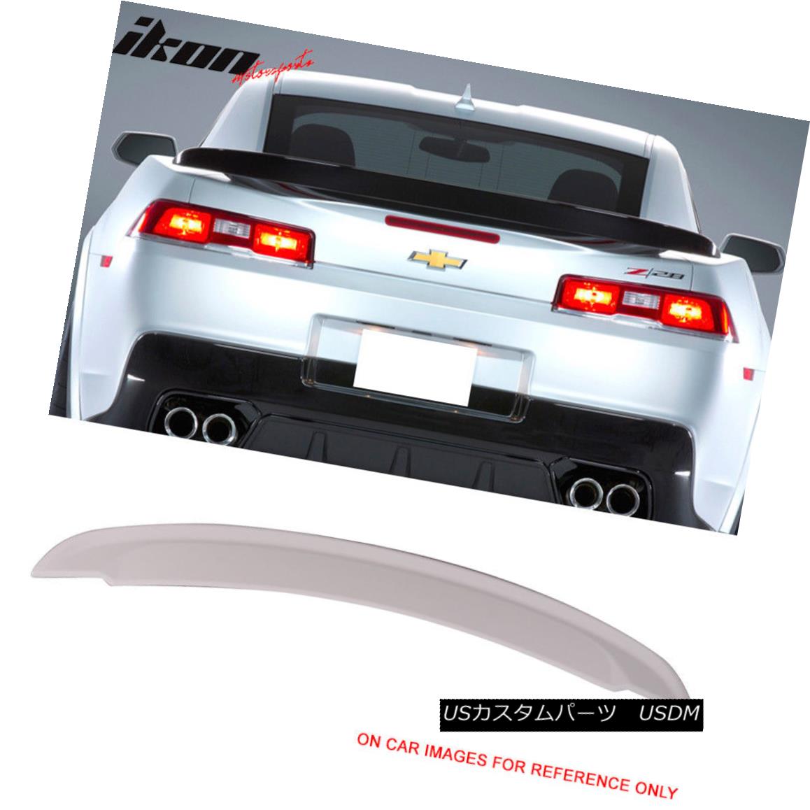 エアロパーツ Fits 14 15 Chevy Camaro Oe Factory Trunk Spoiler Painted Wa8624 Olympic White フィット14 15シボレーカマロoe工場トランクスポイラーwa8624オリンピック白塗装 Voli Me
