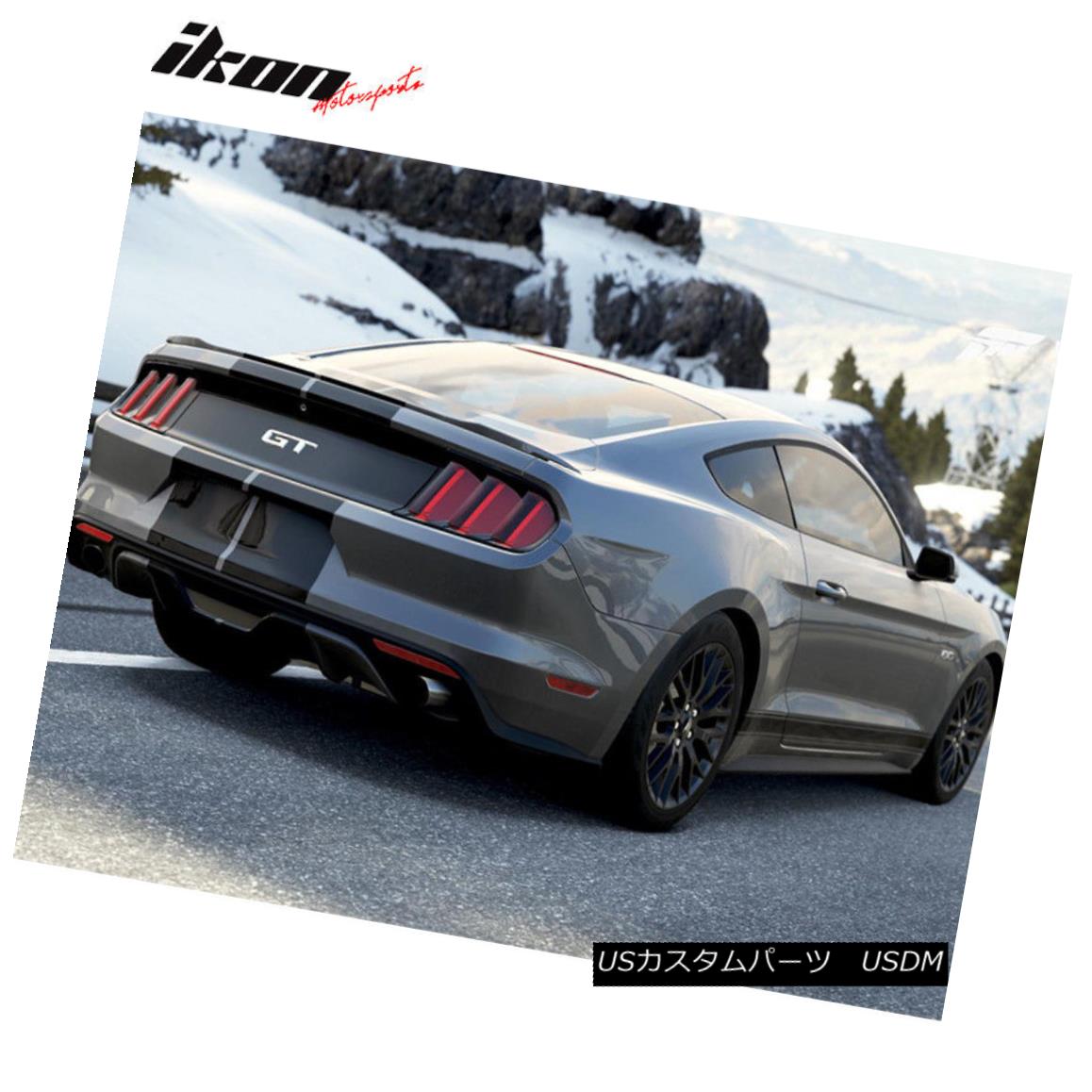 エアロ一部分 15 18 Ford Mustang 2dr Coupe Gt Style Trunk Spoiler Painted Magnetic J7 Abs 15 18フォードマスタング2drクーペgtスタイルトランクスポイラー色取るマグネット J7 Abs Newbyresnursery Com