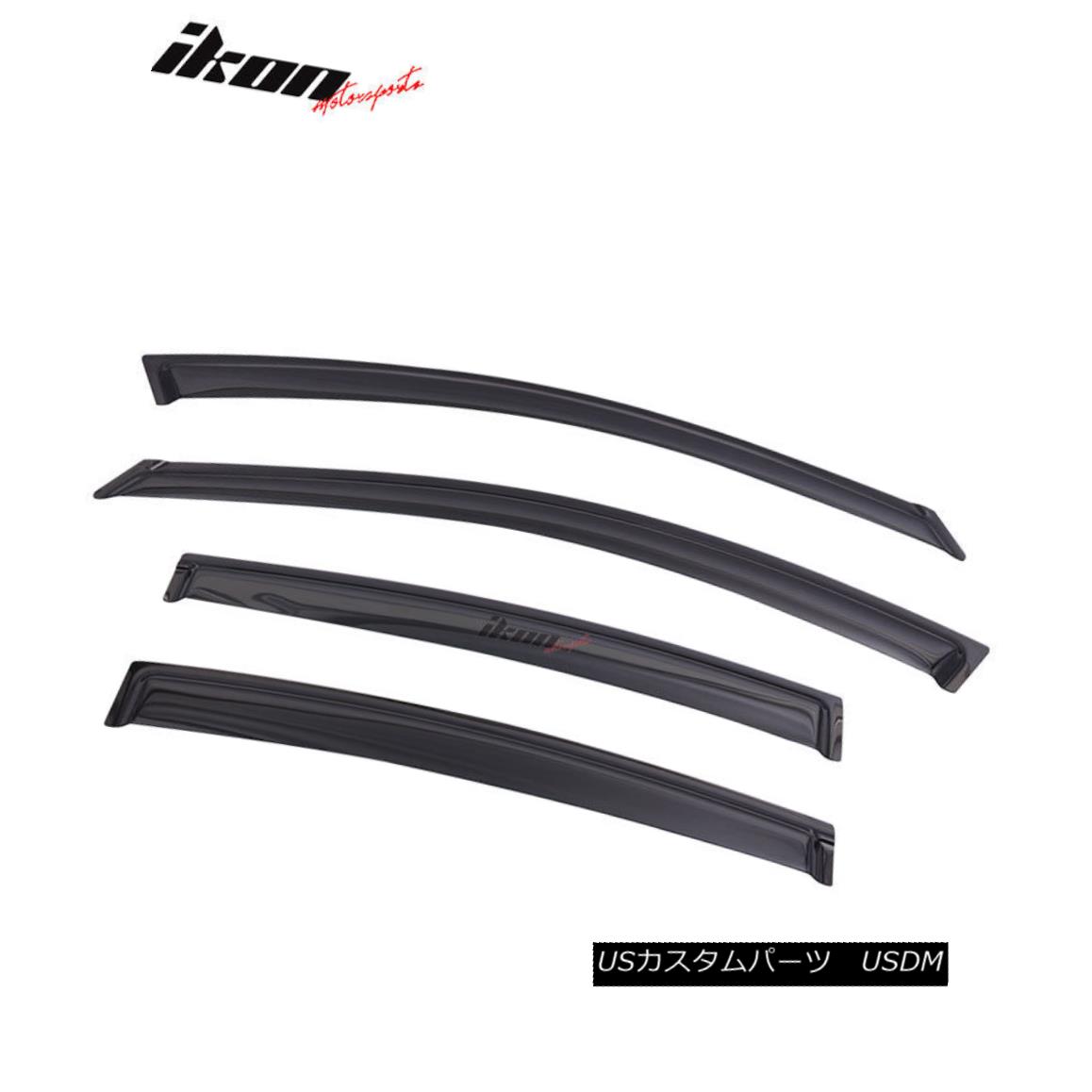 エアロパーツ Fits 04 08 Nissan Maxima Acrylic Window Visors 4pc Set フィット04 08日産マキシマアクリル窓バイザー4個セット Painfreepainrelief Com