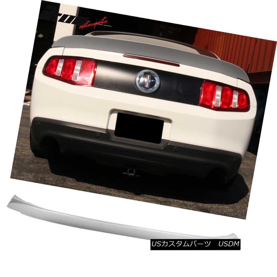 エアロ区分 10 14 Ford Mustang D Type Trunk Spoiler Painted Brilliant Silver Metallic Ui 10 14フォードマスタングd手合いブートスポイラーペイントブリリアントシルバーメタリック Ui Pghintheround Com