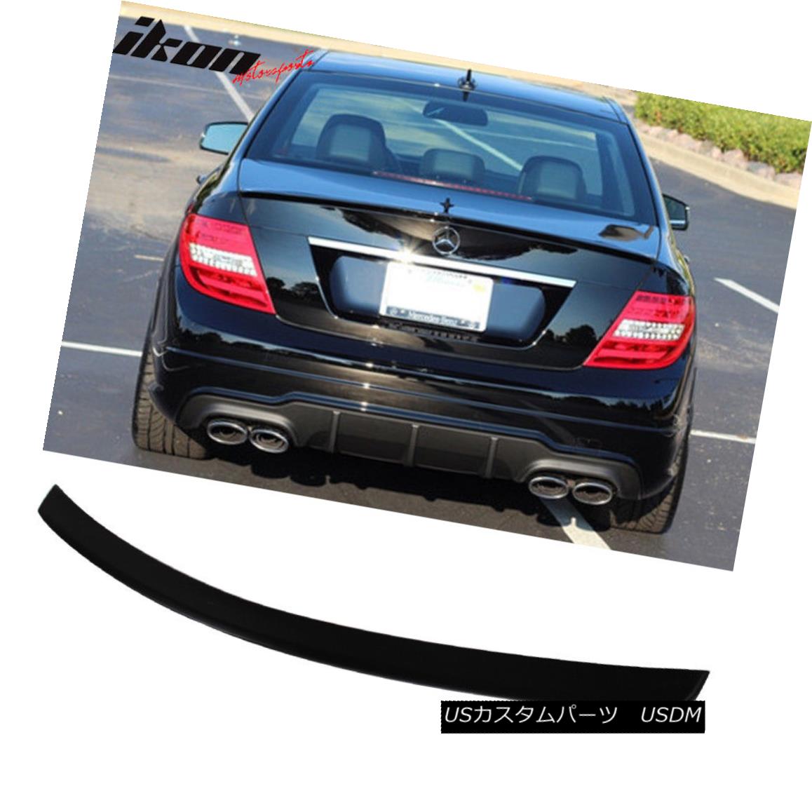 エアロパーツ Fits 08 14 Mercedes Benz C Class W4 4dr Amg Style Unpainted Abs Trunk Spoiler フィット08 14メルセデスベンツcクラスw4 4dr Amgスタイル無塗装absトランクスポイラー Voli Me
