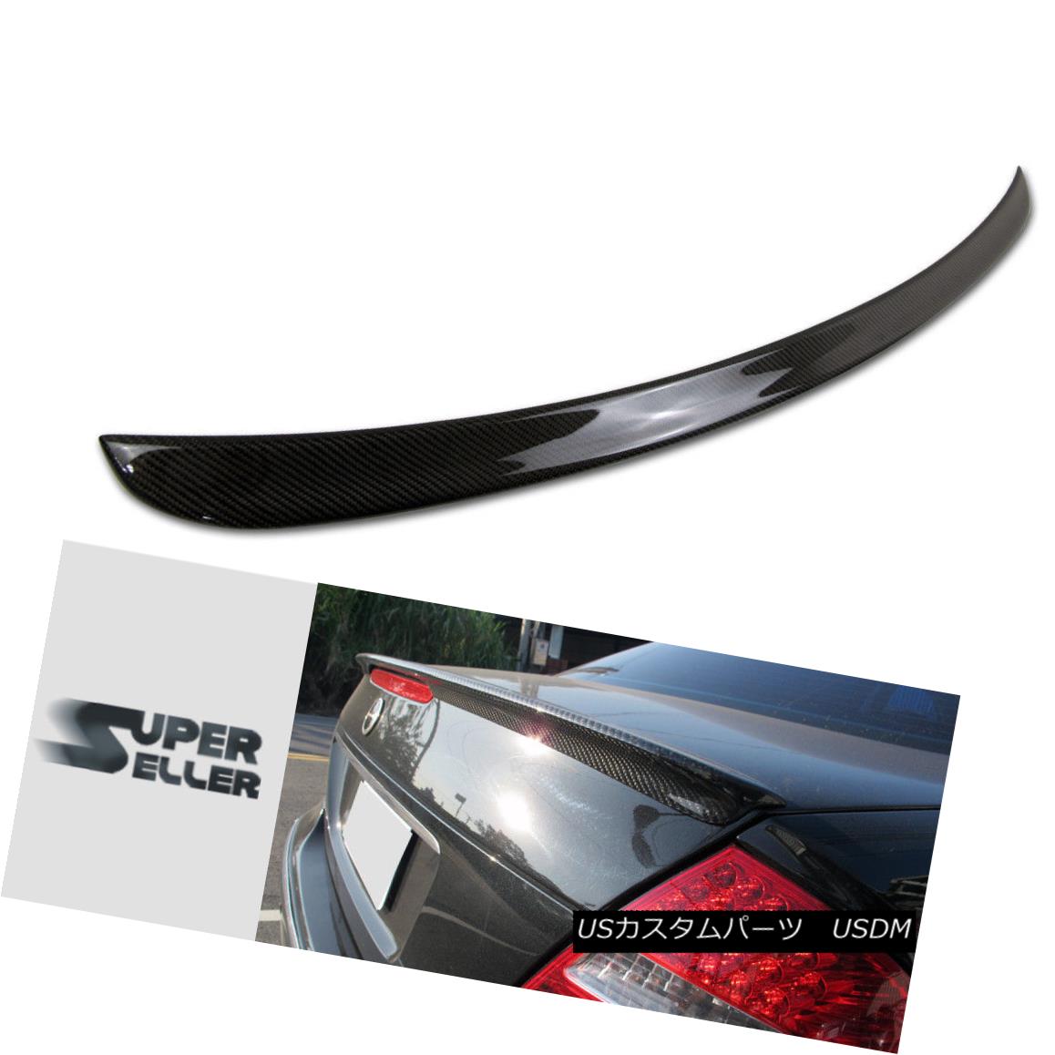 エアロパーツ Carbon Mercedes BENZ W211 4DR Sedan E Class A Type Trunk Spoiler E300 E350 2008 カーボンメルセデスベンツW211 4DRセダンEクラスAタイプトランクスポイラーE300 E350 2008 【並行輸入品】|カスタムパーツ WORLD倉庫