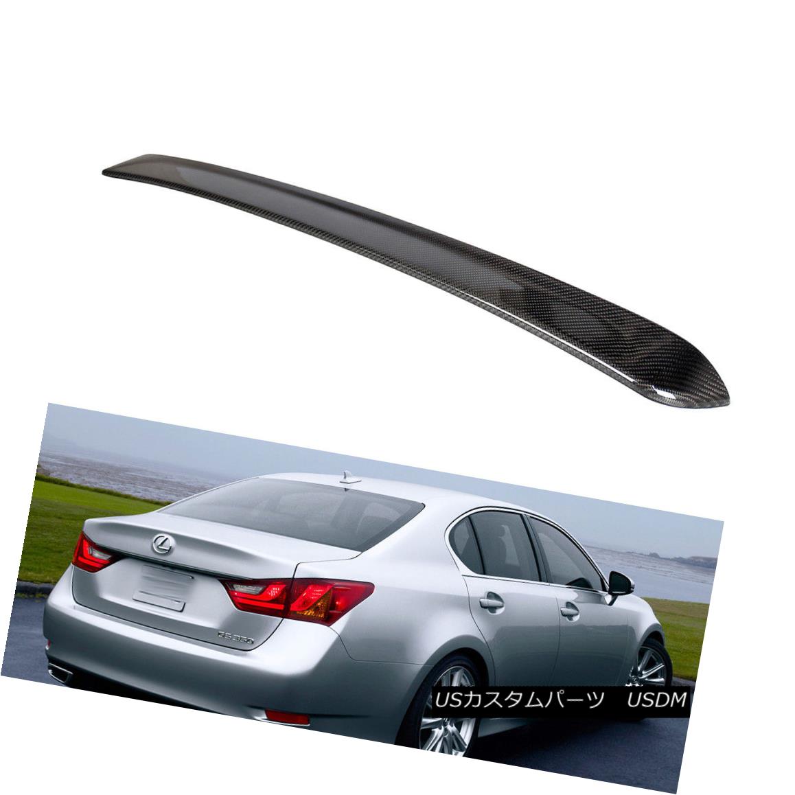 エアロ部門 Carbon Fiber For Lexus L10 Gs 4th Gs350 Sedan Wd Sport Rear Roof Spoiler 18 Lexus L10 Gs使道 ファイバーgs350サルーンwdスポーツリアルーフスポイラー18 Pghintheround Com