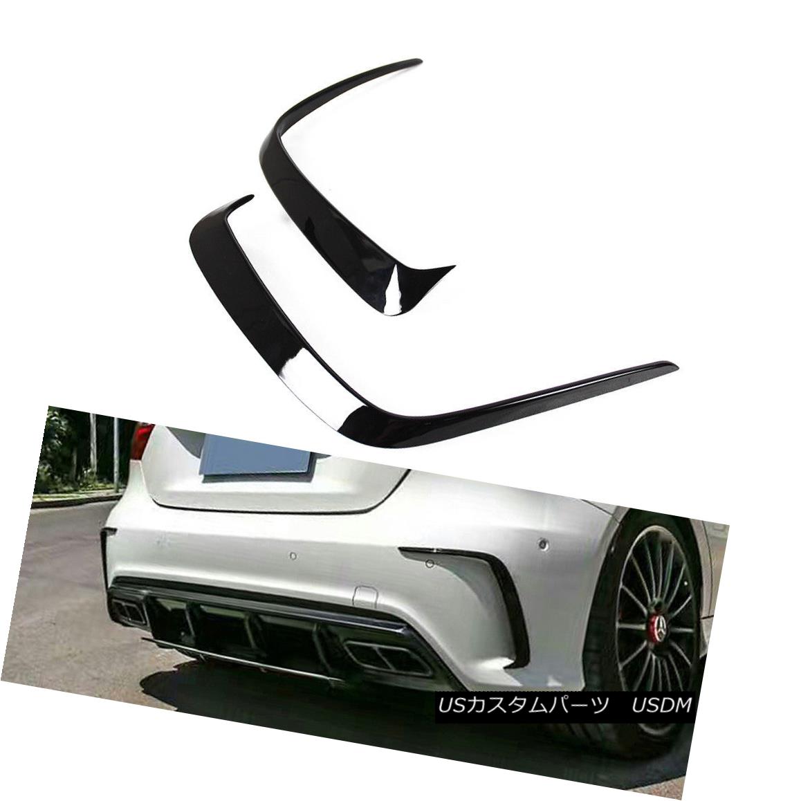 エアロパーツ Painted Color For Mercedes BENZ A W176 5DR Rear Sport Vent Lip Splitter Cover メルセデスベンツの塗装色ベントA W176 5DRリアスポーツベントリップスプリッターカバー 【並行輸入品】