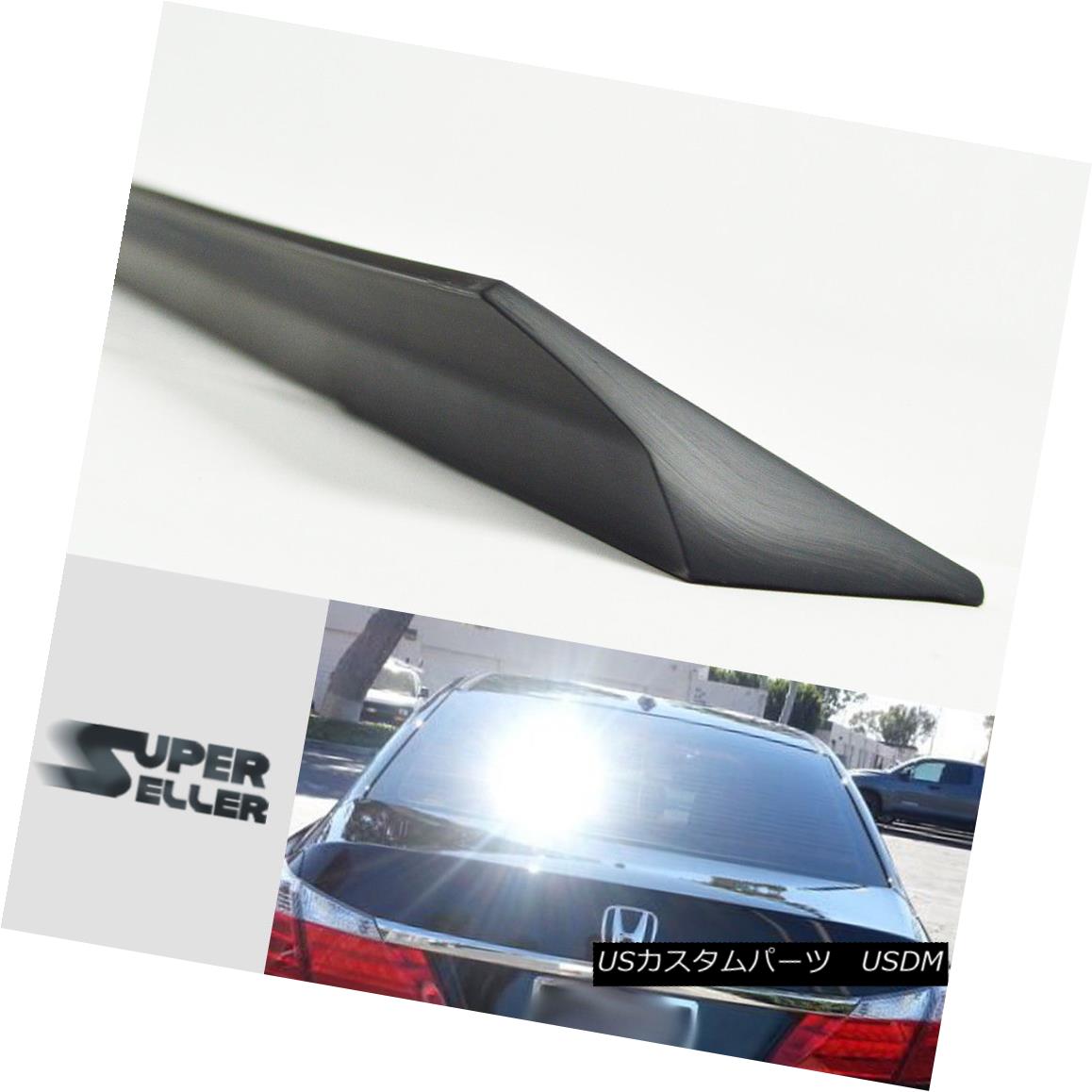 エアロパーツ Painted PUF V Style Rear Roof Spoiler Accord 9th For HONDA 2013-2017 4DR Sedan HONDA 2013-2017 4DR Sedanのために塗装されたPUF Vスタイルのリアルーフスポイラーアコード 【並行輸入品】