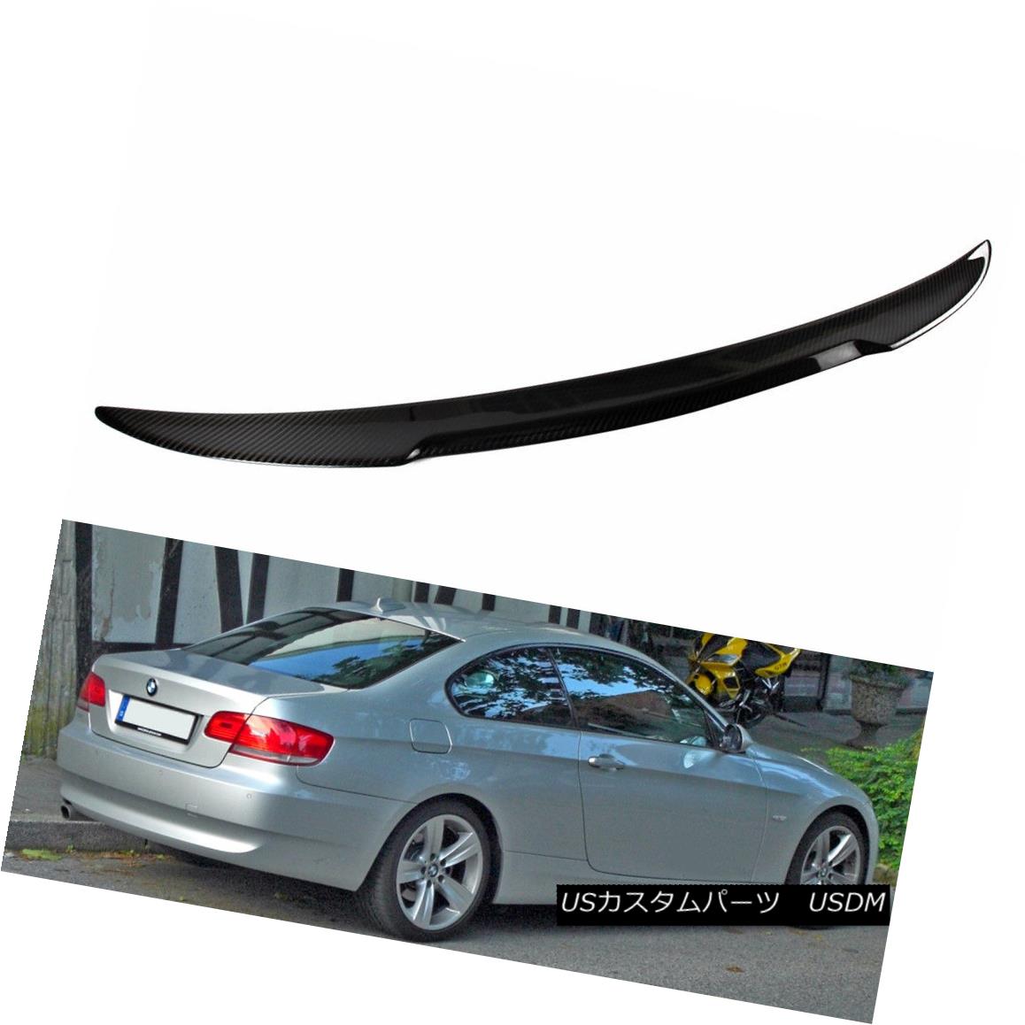 エアロパーツ 2013 Carbon Fiber BMW E92 Coupe M4 Style Trunk Boot Spoiler M3 328i 2013カーボンファイバーBMW E92クーペM4スタイルトランクブーツ・スポイラーM3 328i 【並行輸入品】