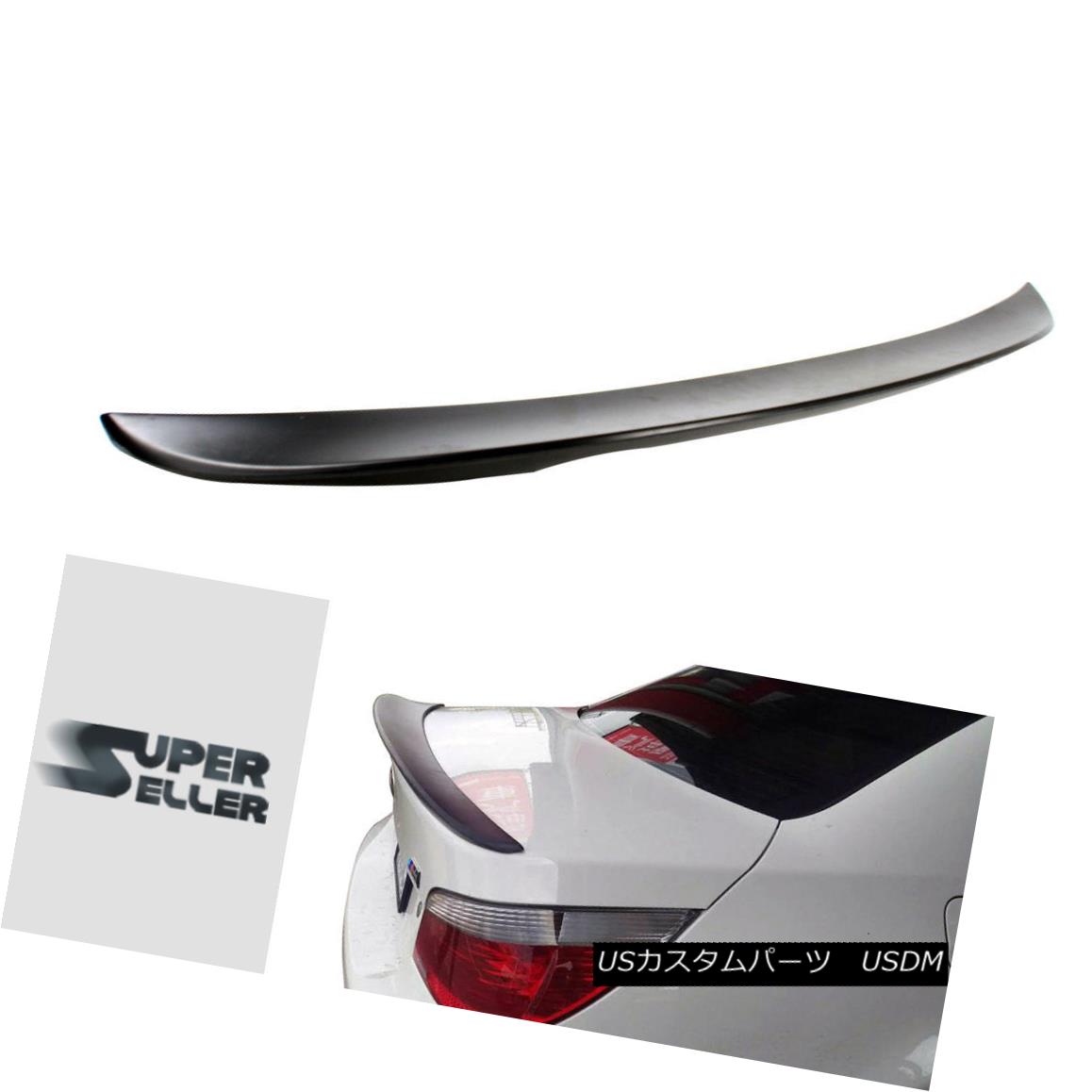エアロパーツ Unpainted BMW 5-Series E60 4D High Kick Performance-Type Trunk Spoiler Wing 10 未塗装のBMW 5シリーズE60 4Dハイキックパフォーマンス - タイ peトランク・スポイラー・ウィング10 【並行輸入品】