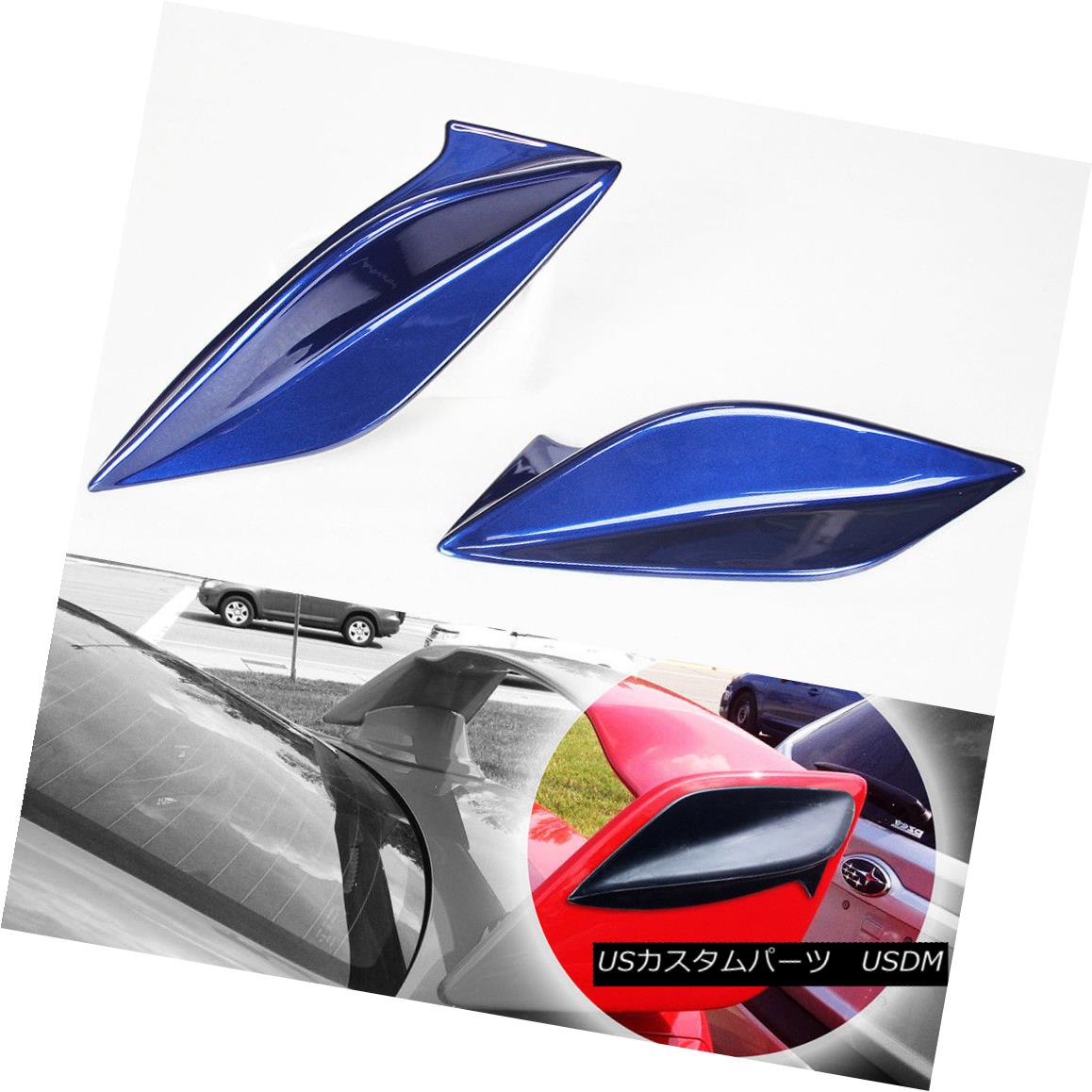 エアロパーツ Painted Color #E8H For Subaru WRX 4th Sedan For STI Spoiler Side Fin Cover 15-18 塗装色＃E8Hスバルスポイラーサイドフィンカバー用スバルWRX第4セダン用15-18 【並行輸入品】 61,408円
