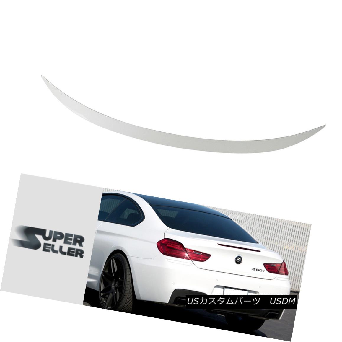 エアロパーツ BMW 6-Ser F13 2D Coupe V Type Trunk Spoiler Painted Color #300 White 640i M6 BMW 6-Ser F13 2DクーペVタイプトランクスポイラーペイントカラー＃300ホワイト640i M6 【並行輸入品】