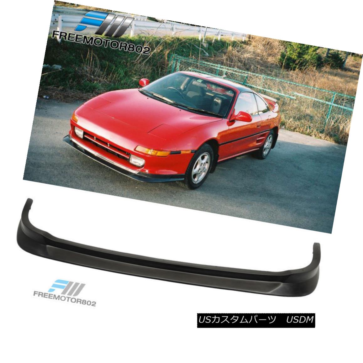 エアロパーツ For 1991-1999 Toyota Mr2 Coupe 2 Door Cx Style Front Bumper Lip Urethane 1991-1999 Toyota Mr2 Coupe 2ドアCxスタイルフロントバンパーリップウレタン 【並行輸入品】