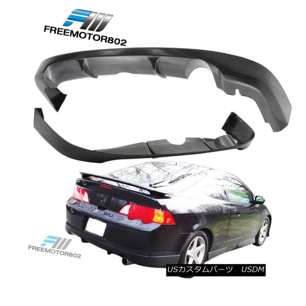 エアロパーツ For 02 03 04 Acura RSX A-SPEC Rear Bumper Lip Spoiler Bodykit PU Urethane 02 03 04 Acura RSX A-SPECリアバンパーリップスポイラーBodykit PUウレタン 【並行輸入品】