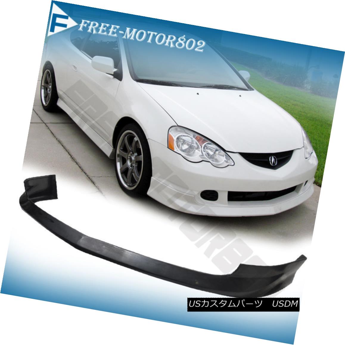 エアロパーツ For 02-04 Acura RSX 2DR A-Spec Style Front Bumper Lip Spoiler Bodykit Urethane 02-04アキュラRSX 2DR Aスペックスタイルフロントバンパーリップスポイラーボディキットウレタン 【並行輸入品】