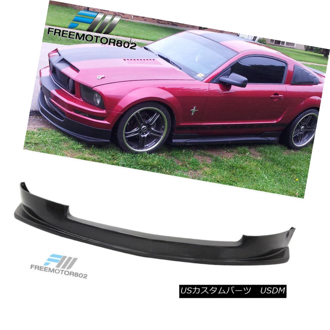 エアロパーツ FOR 05 06 07 08 09 Ford Mustang V6 PU Front Bumper Lip Spoiler Bodykit FOR 05 06 07 08 09フォードマスタングV6 PUフロントバンパーリップスポイラーボディキット 【並行輸入品】|カスタムパーツ WORLD倉庫