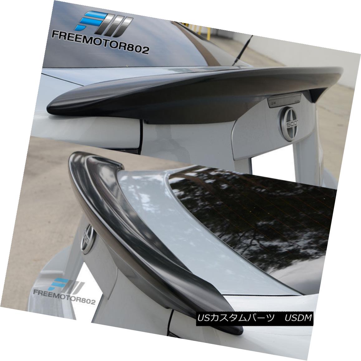 エアロパーツ For 11-16 Scion tC OE Style Rear Trunk Spoiler Wing Unpainted Matte Black 11-16シオン用tC OEスタイルリアトランクスポイラーウイング無塗装マットブラック 【並行輸入品】