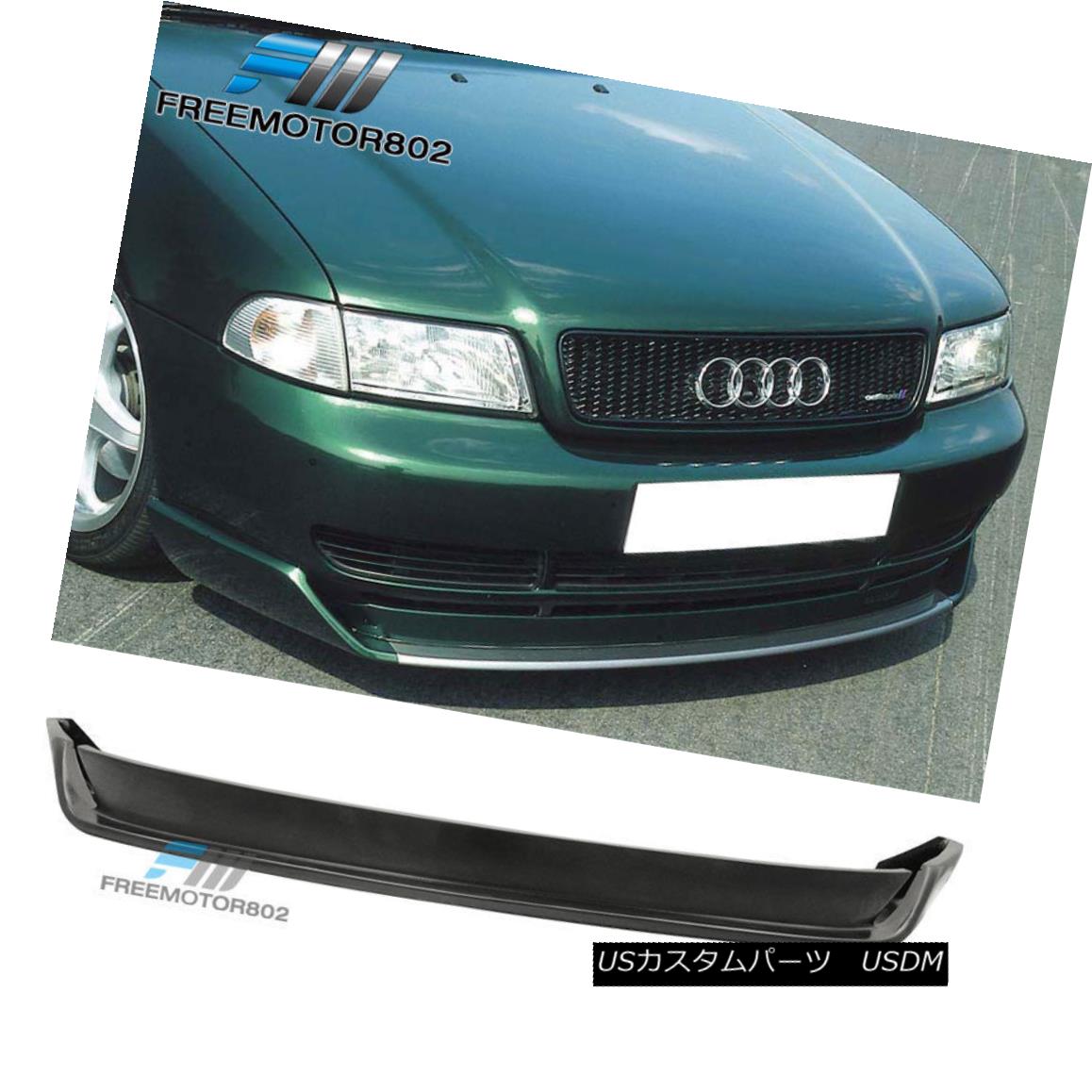 エアロパーツ Fits 96-01 AUDI A4 A4 Quattro Front Bumper Lip Spoiler Sedan Wagon TYPE-O Style 96-01 AUDI A4 A4クワットフロントバンパーリップスポイラーセダンワゴンTYPE-Oスタイル 【並行輸入品】