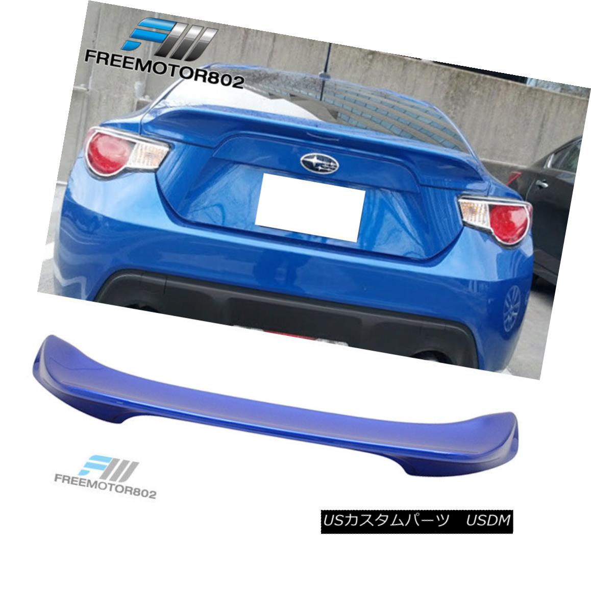 【楽天市場】エアロパーツ Fit 1316 Scion FRS Subaru BRZ Rear Trunk Spoiler Painted Wr Blue Pearl O2C フィット13