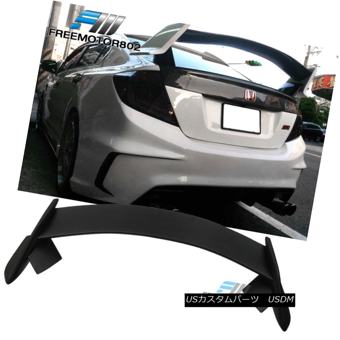 エアロパーツ Fits 12-15 Honda Civic 9th Gen FB Sedan Gen X T-R Rear Trunk Spoiler Wing 適合12-15ホンダシビック第9世代FBセダンジェネX T-Rリアトランクスポイラーウイング 【並行輸入品】