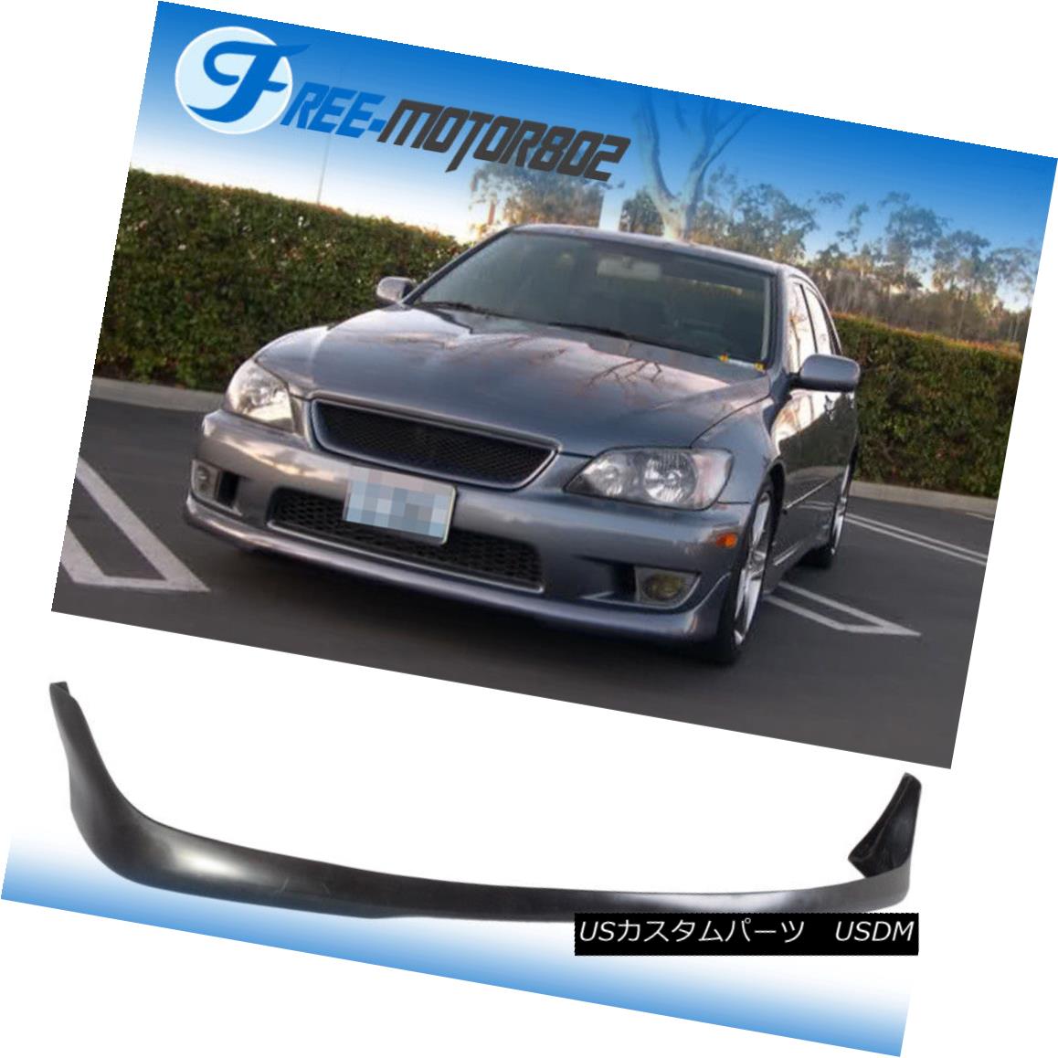 エアロパーツ For 01-05 Lexus IS300 Altezza Sxe10 TR Style Front Bumper Lip Urethane 01-05用レクサスIS300 Altezza Sxe10 TRスタイルフロントバンパーリップウレタン 【並行輸入品】