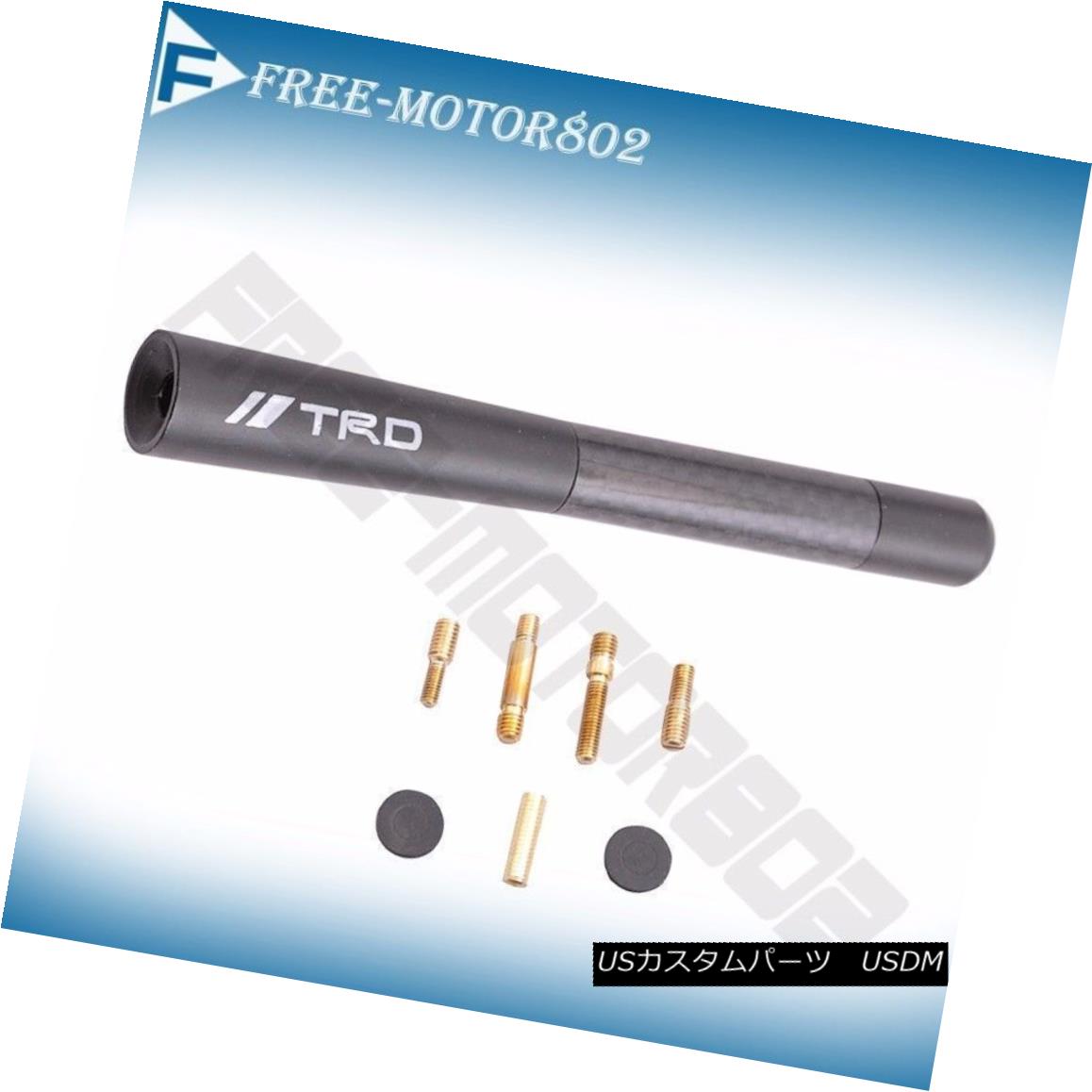 パーツ 車用品 バイク用品 その他 車用品 車用品 For For 外装 エアロパーツ Black エアロパーツ その他 Lexus Carbon Fiber Trd Short Radio Antenna Replacement 4 7 Inch 12cm レクサスブラックカーボンファイバーtrdショートラジオアンテナ交換用4 7