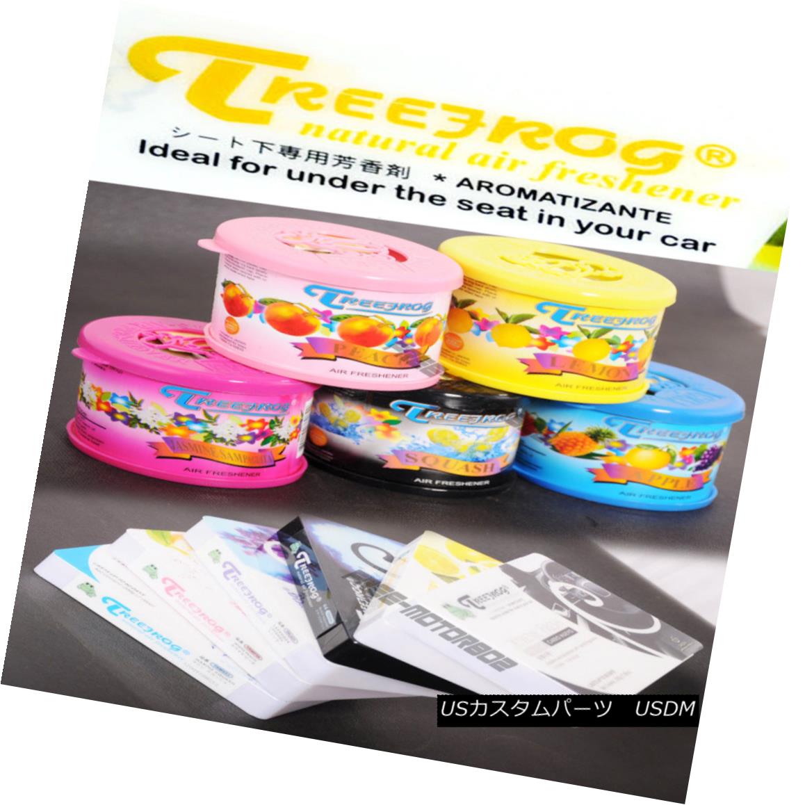 エアロパーツ TREEFROG SQUASH PEACH OFFICE HOME JAPAN REFRESH AIR FRESHENER 80G CAN トリプルグスクワッピオフィスオフィス日本のリフレッシュエアフレッシャー80G CAN 【並行輸入品】