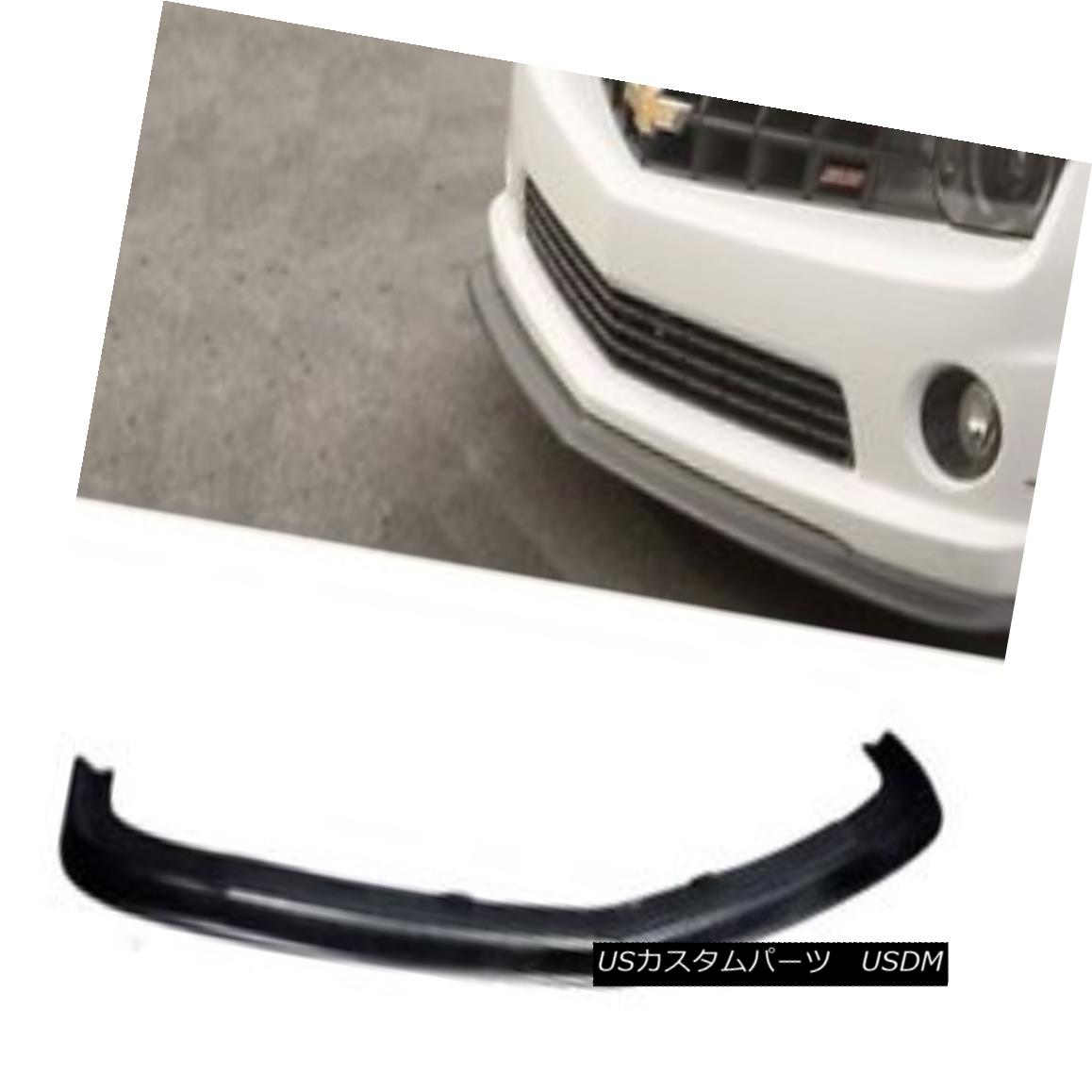 エアロパーツ 2010-2013 CAMARO V8 PU FRONT BUMPER LIP POLY URETHANE PROTECTOR 2010-2013 CAMARO V8 PUフロントバンパーリップポリウレタンプロテクター 【並行輸入品】