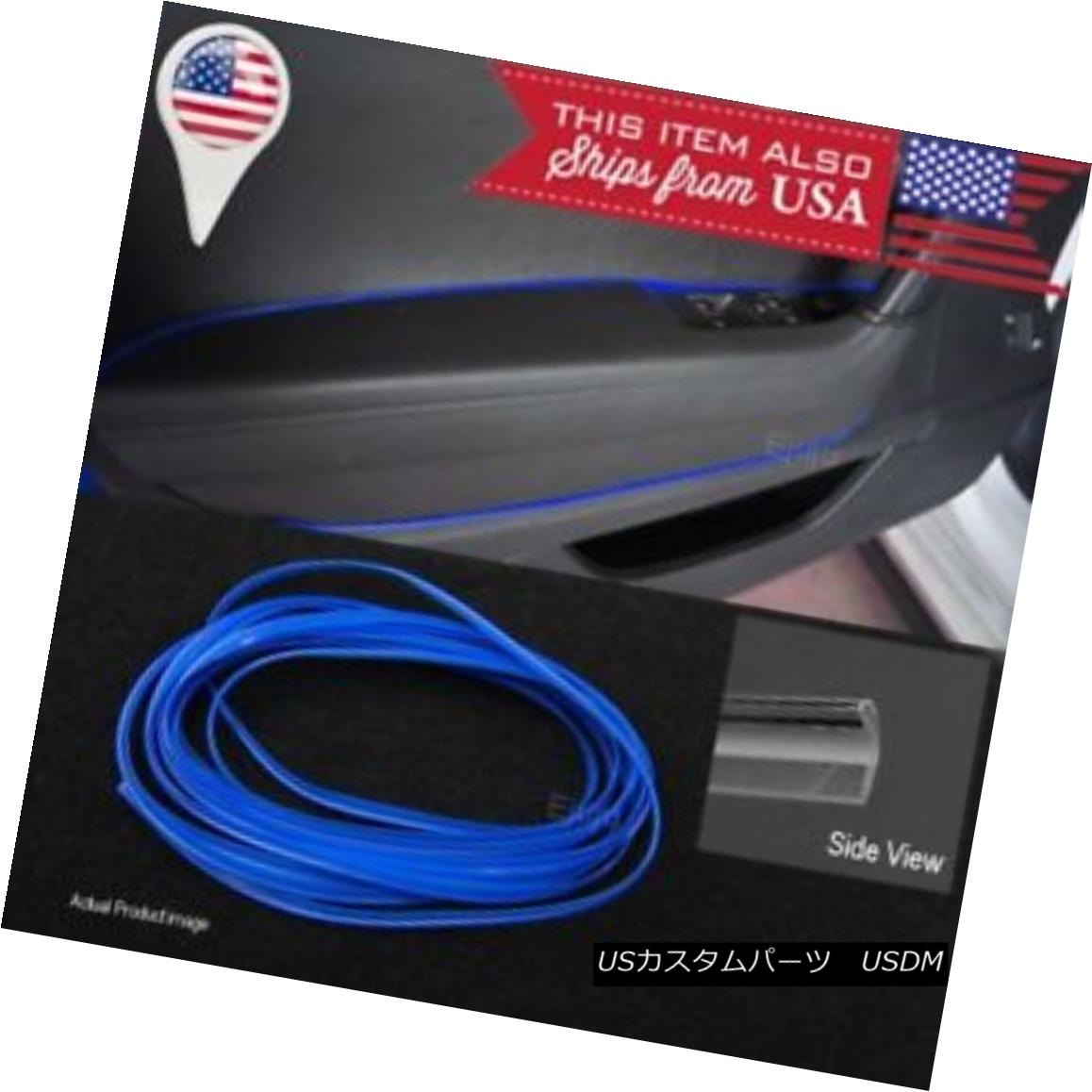 エアロパーツ 16FT Blue Stripe Trim Line Insert For Mazda Subaru Console Dashboard Door Panel マツダスバル製コンソールダッシュボードドアパネルの16FTブルーストライプトリムラインインサート 【並行輸入品】