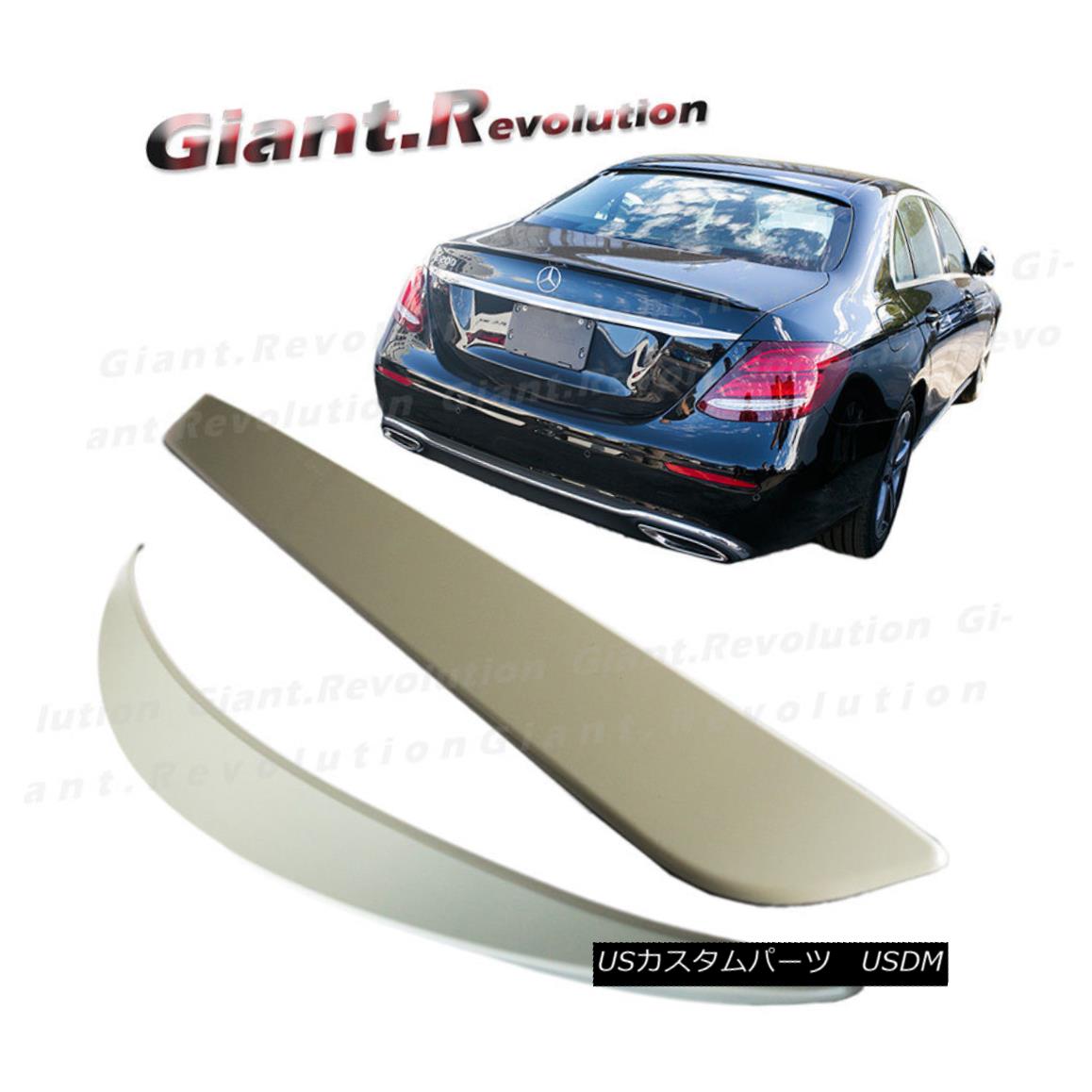 エアロパーツ UNCOATED OE Type ABS Rear Trunk + Roof Spoiler For 16-17 W213 E350 E400 E200 Use UNCOATED OEタイプABSリアトランク+ルーフスポイラー（16-17 W213 E350 E400 E200用） 【並行輸入品】