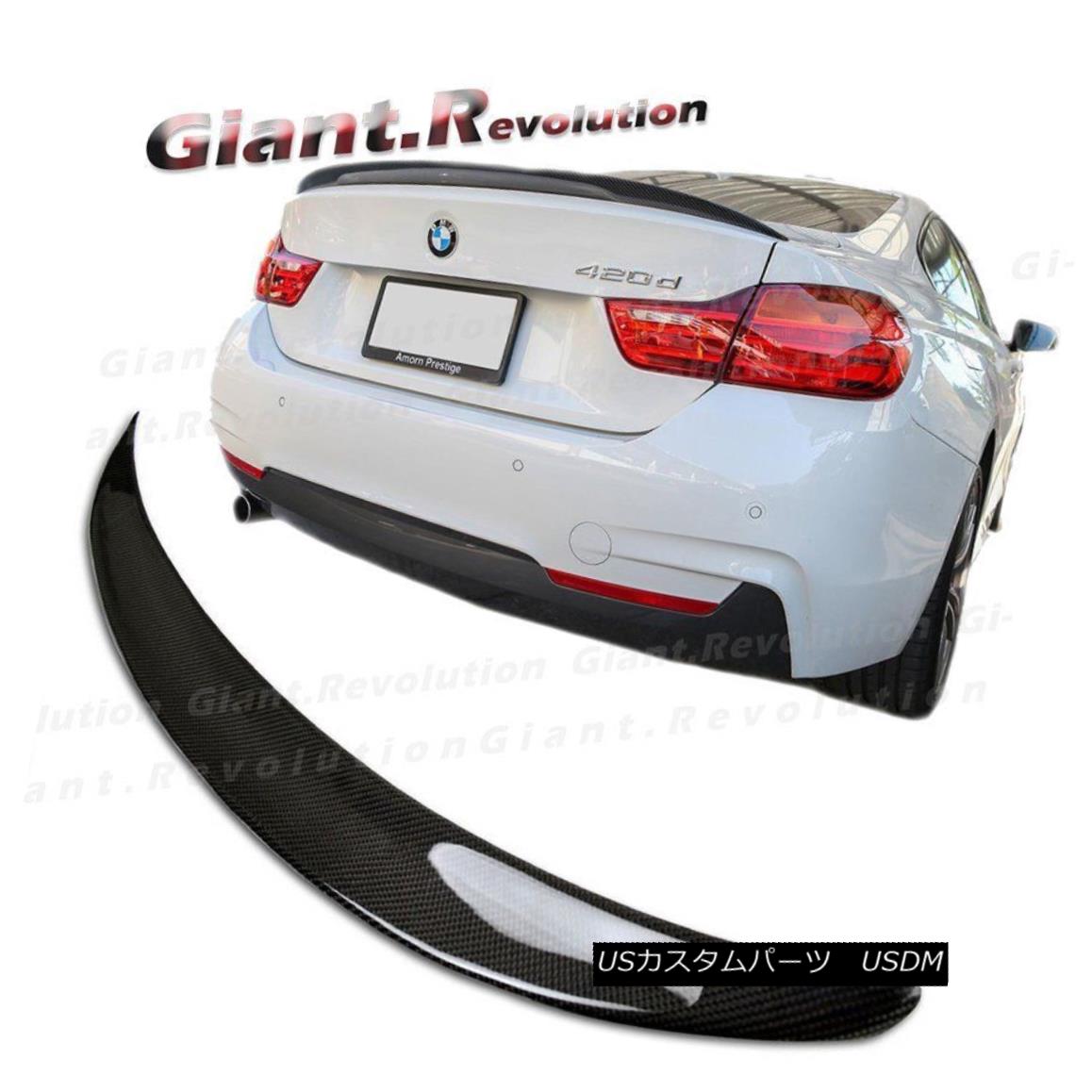 エアロパーツ 3K Carbon Fiber 14-17 Add On BMW F32 Coupe PG Model Trunk Spoiler 420i 428i 435i 3Kカーボンファイバー14-17 BMW F32クーペPGモデルトランクスポイラー420i 428i 435i 【並行輸入品】